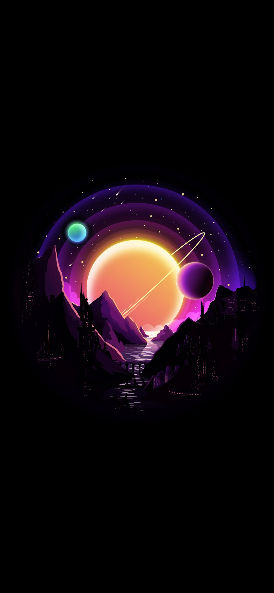 BLACK AMOLED WALLPAPER HD