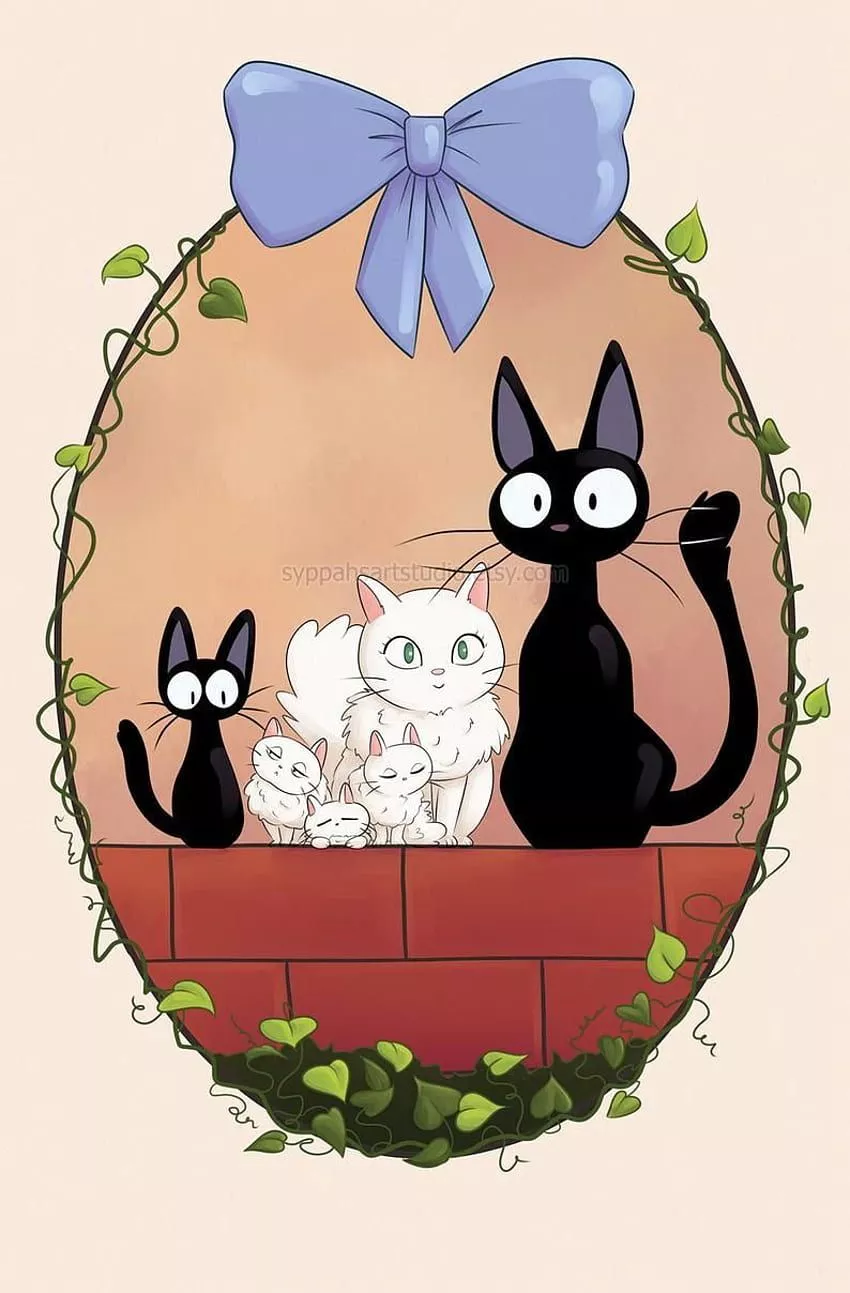 Art, Jiji Cat HD phone wallpaper