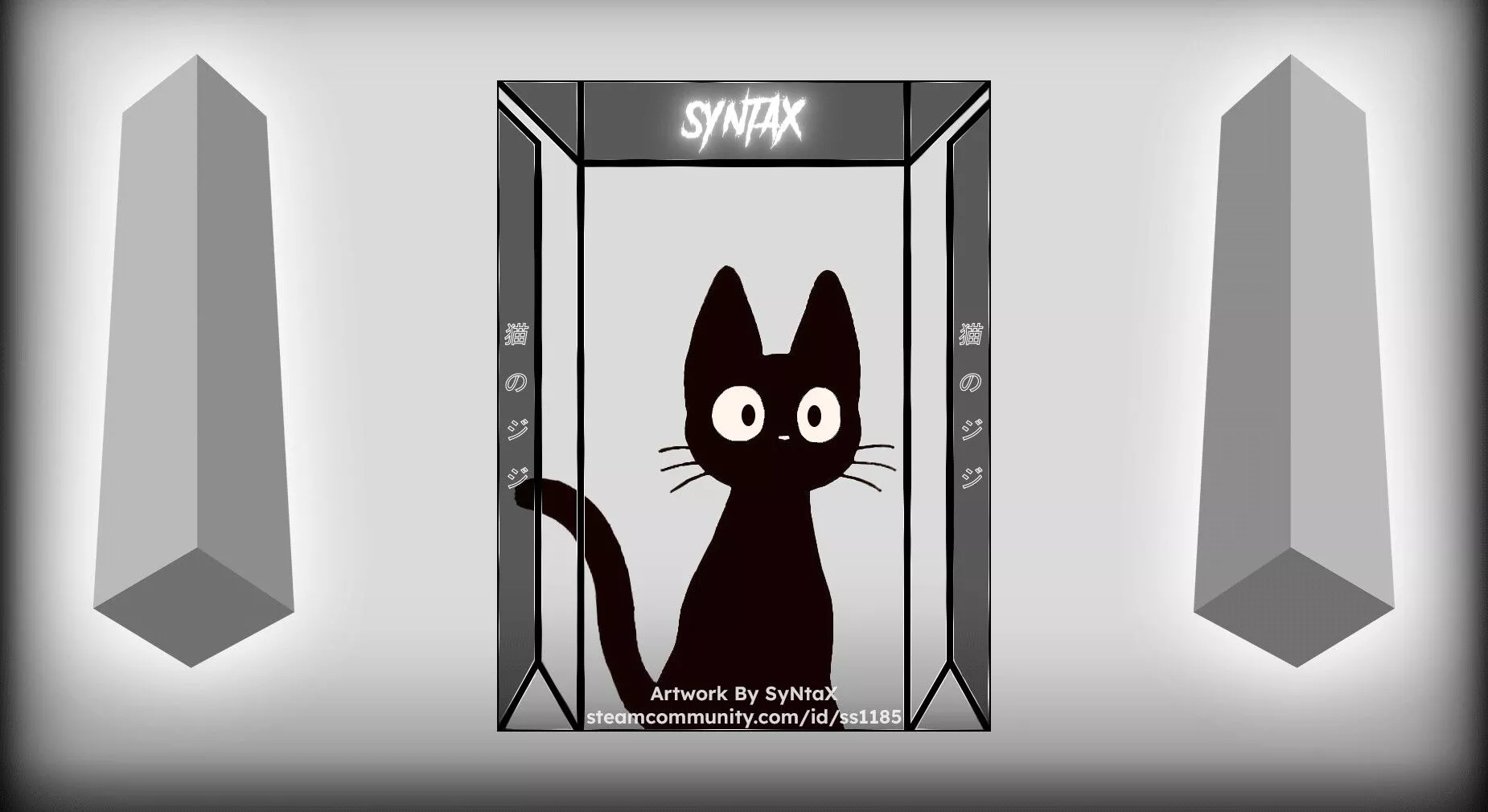Cat. Animated Steam Profile Artwork