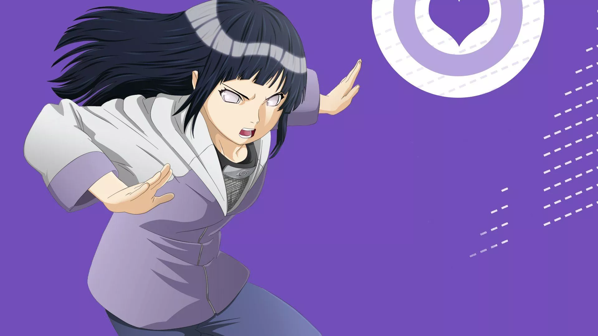 Hinata Hyuga HD Wallpaper: Fierce