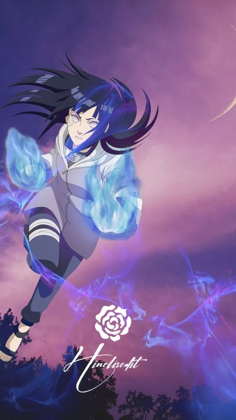 Hinata Hyuga II, aesthetic, anime, edit