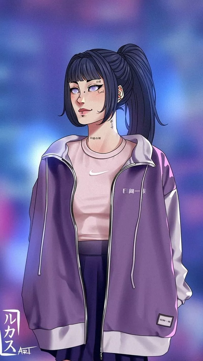 Hinata, hyuga, ninja, normal, HD phone