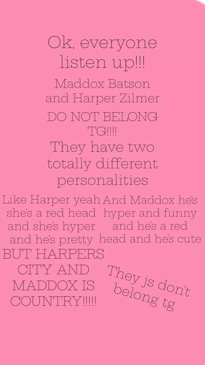 SHIPPING MADDOX BATSON AND HARPER ZILMER