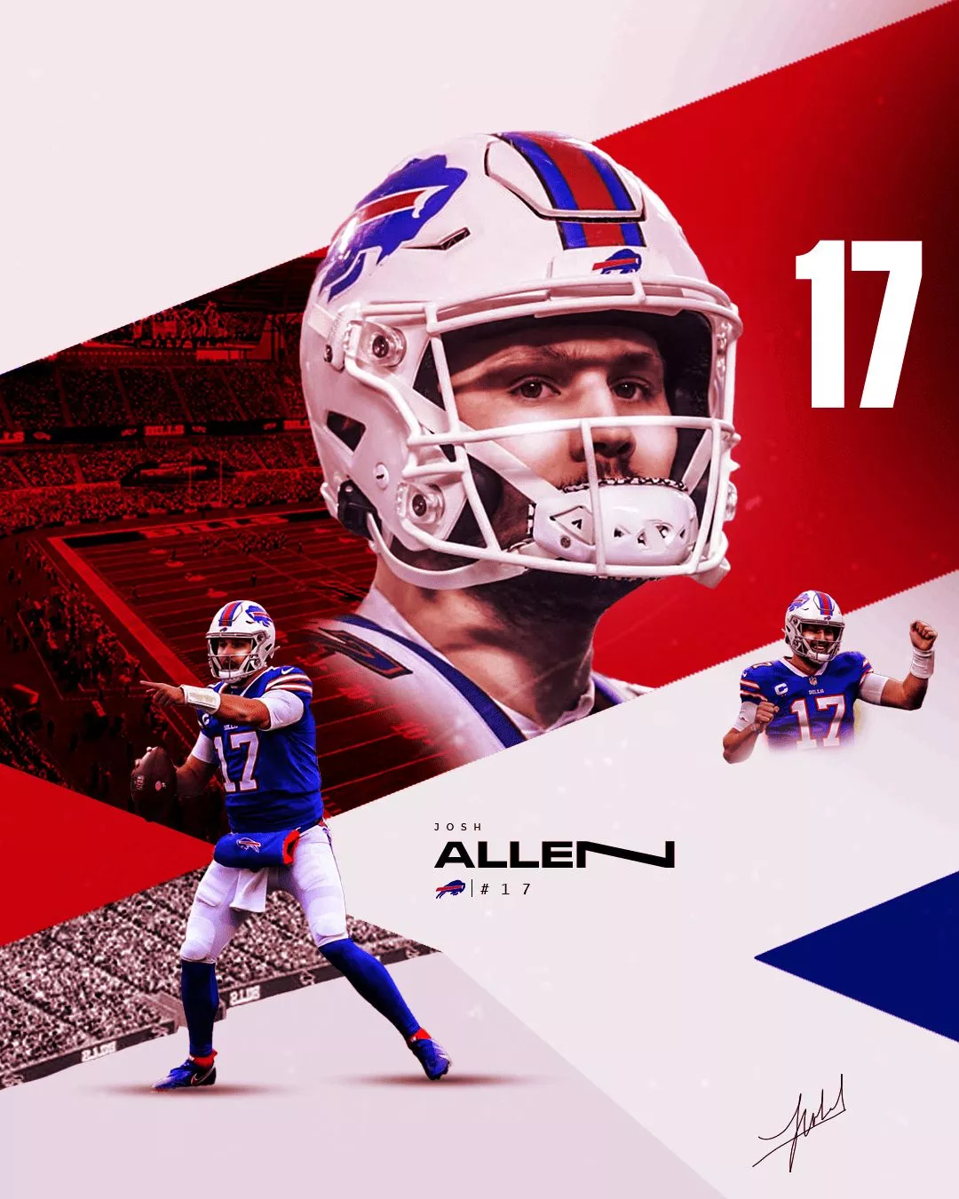 Josh Allen Premium iPhone 4K Wallpaper