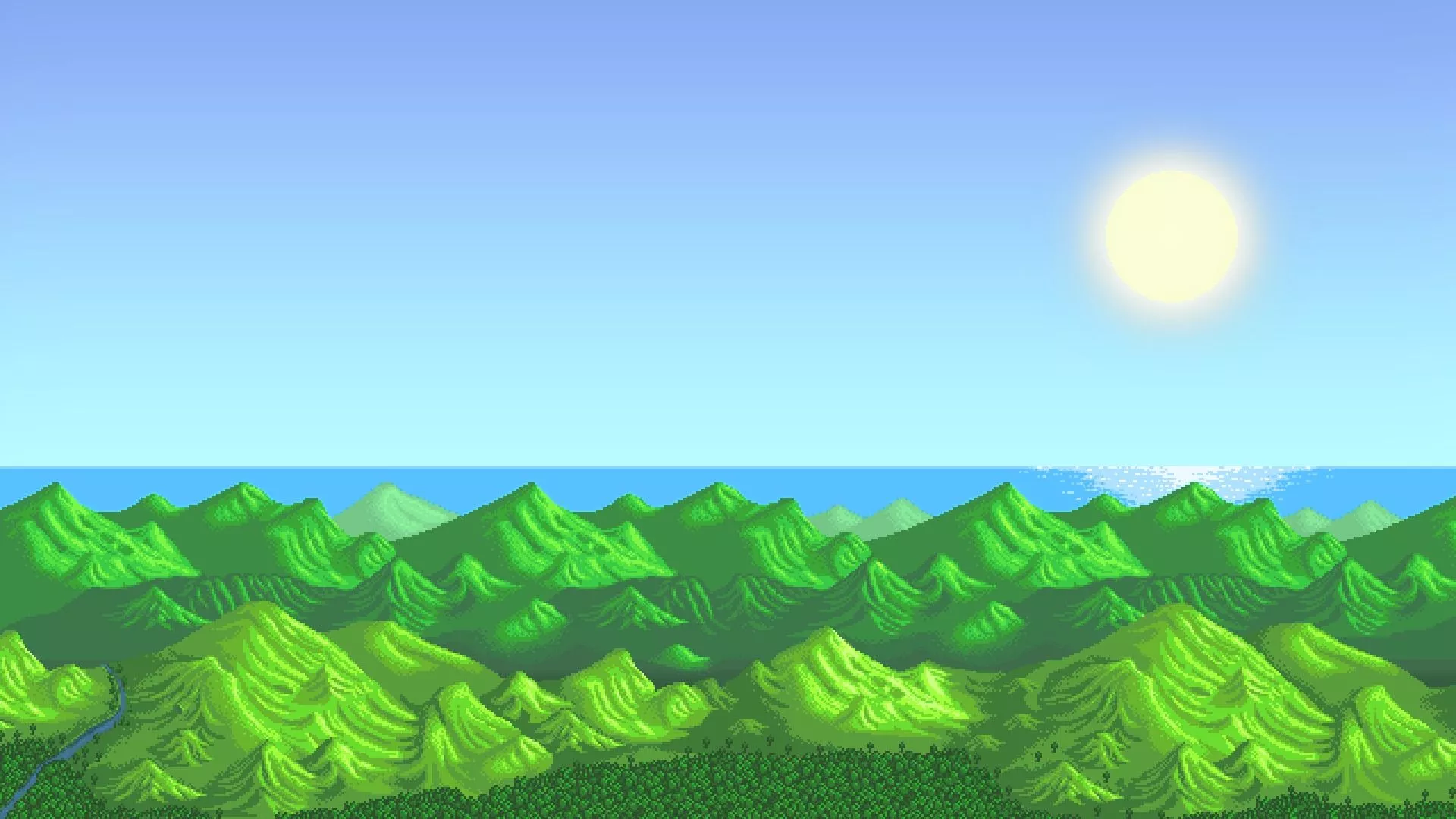 Stardew Panorama Desktop Background