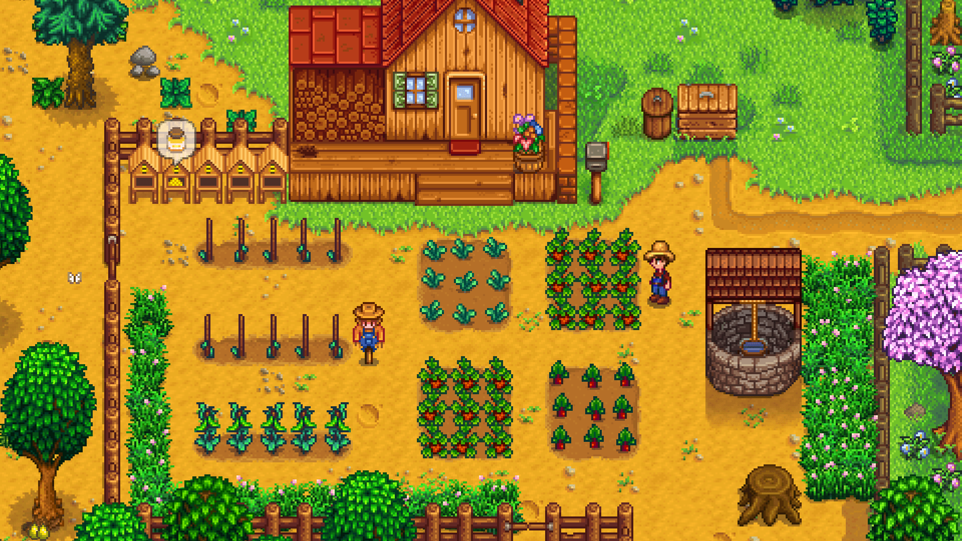 Stardew Valley Farm HD Wallpaper