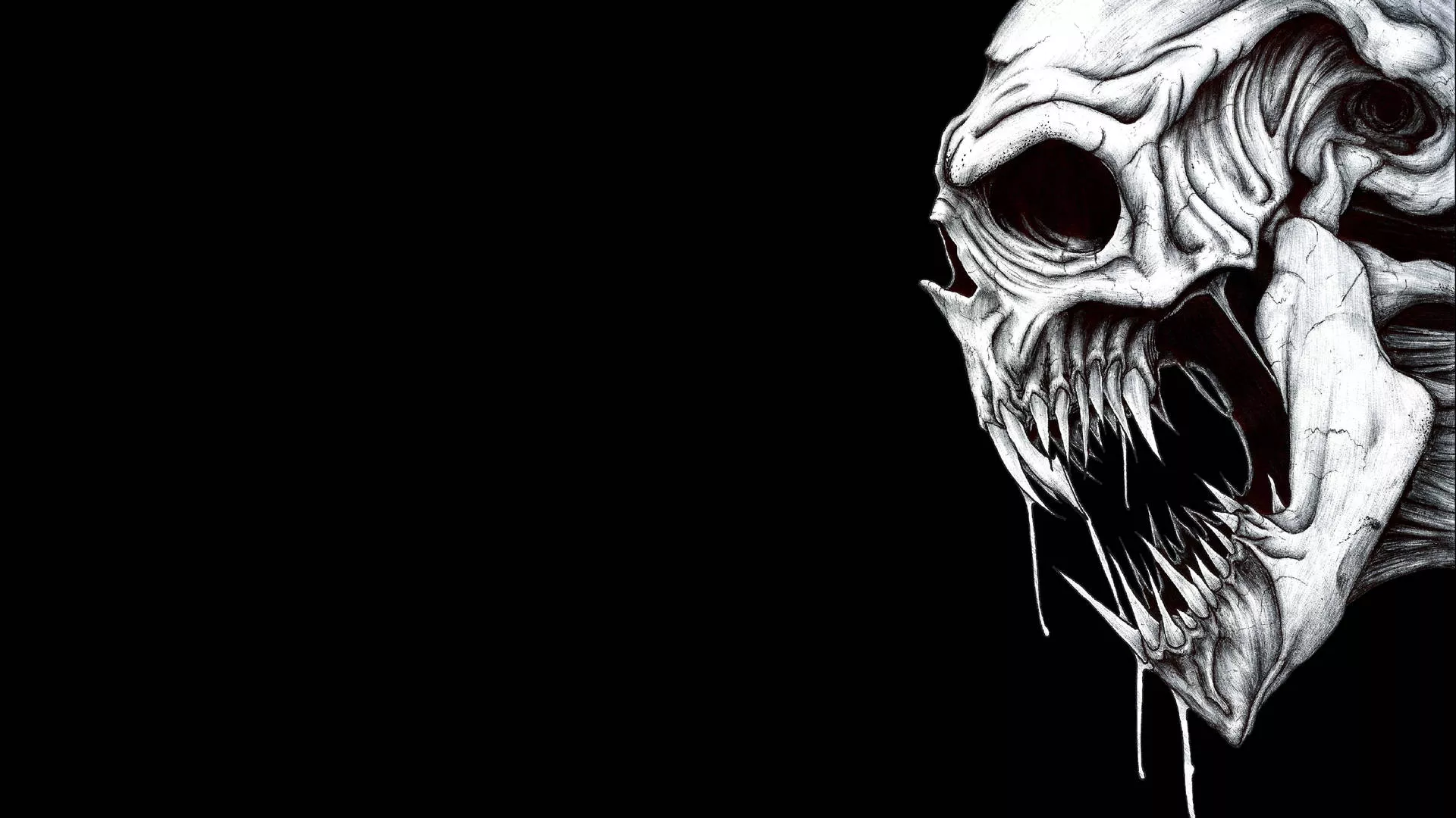 Scary Skull Wallpaper