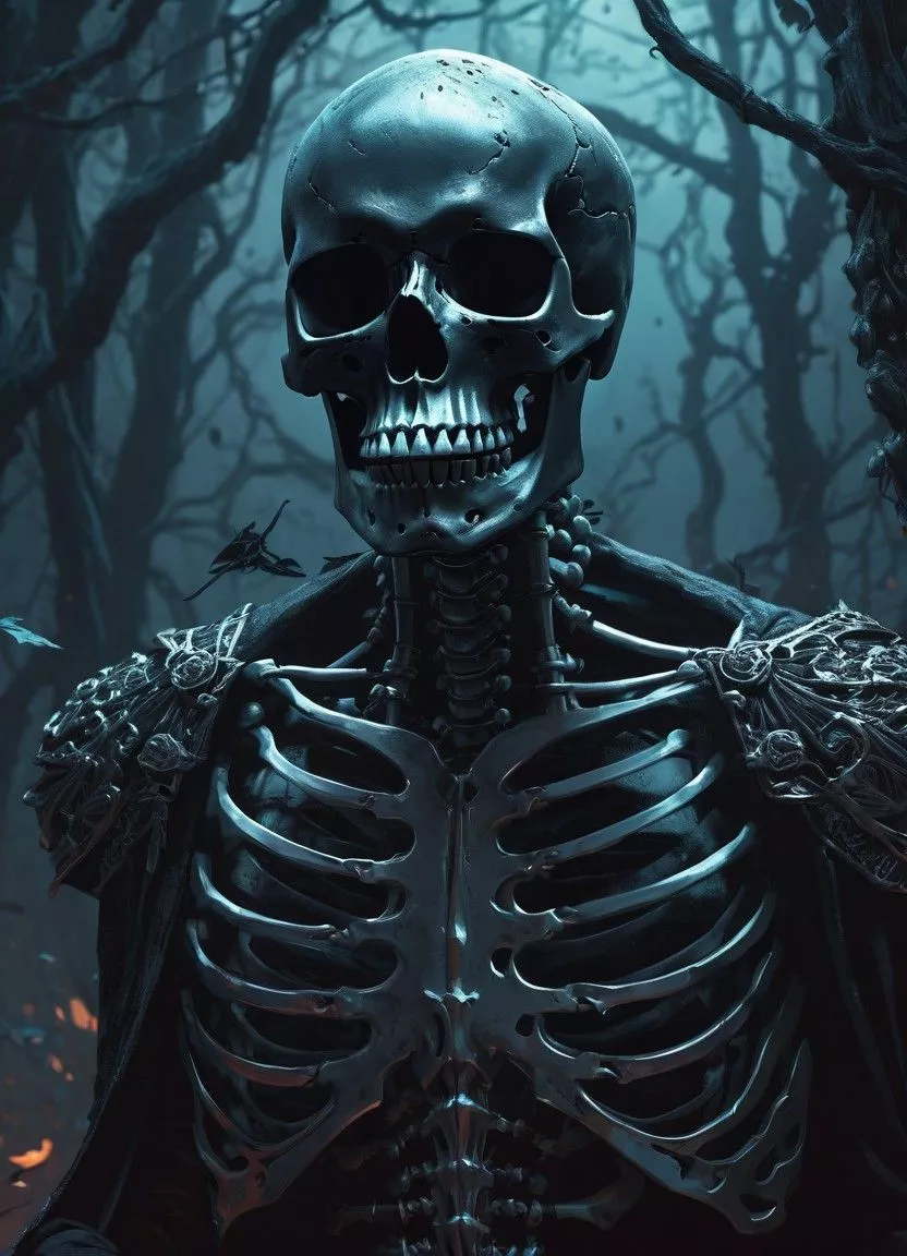 Dark Magic Gothic Skull