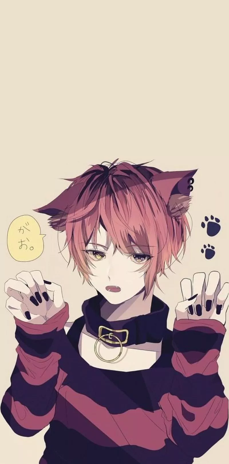 Neko boy, anime, anime boy, cat, cat