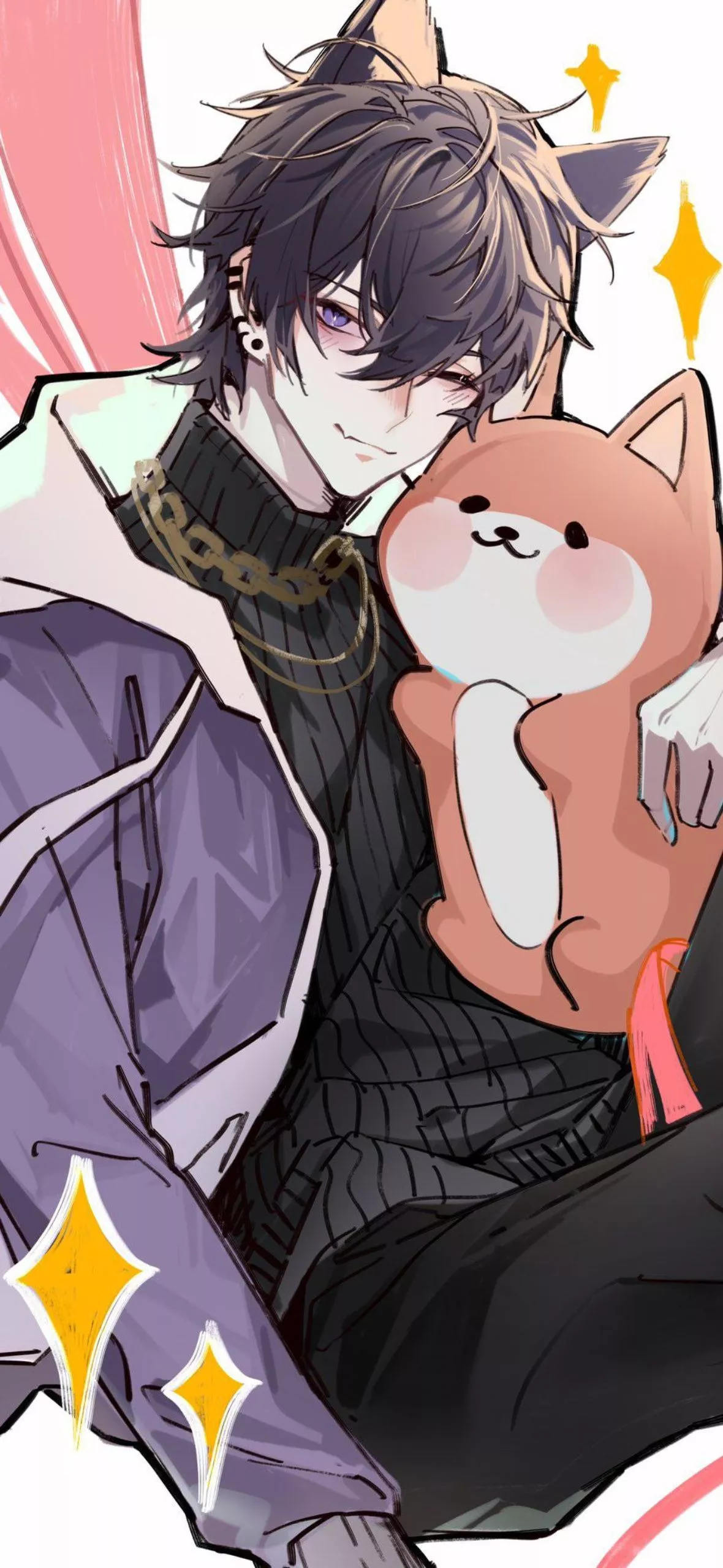 Cute Anime Boy iPhone Wallpaper HQ