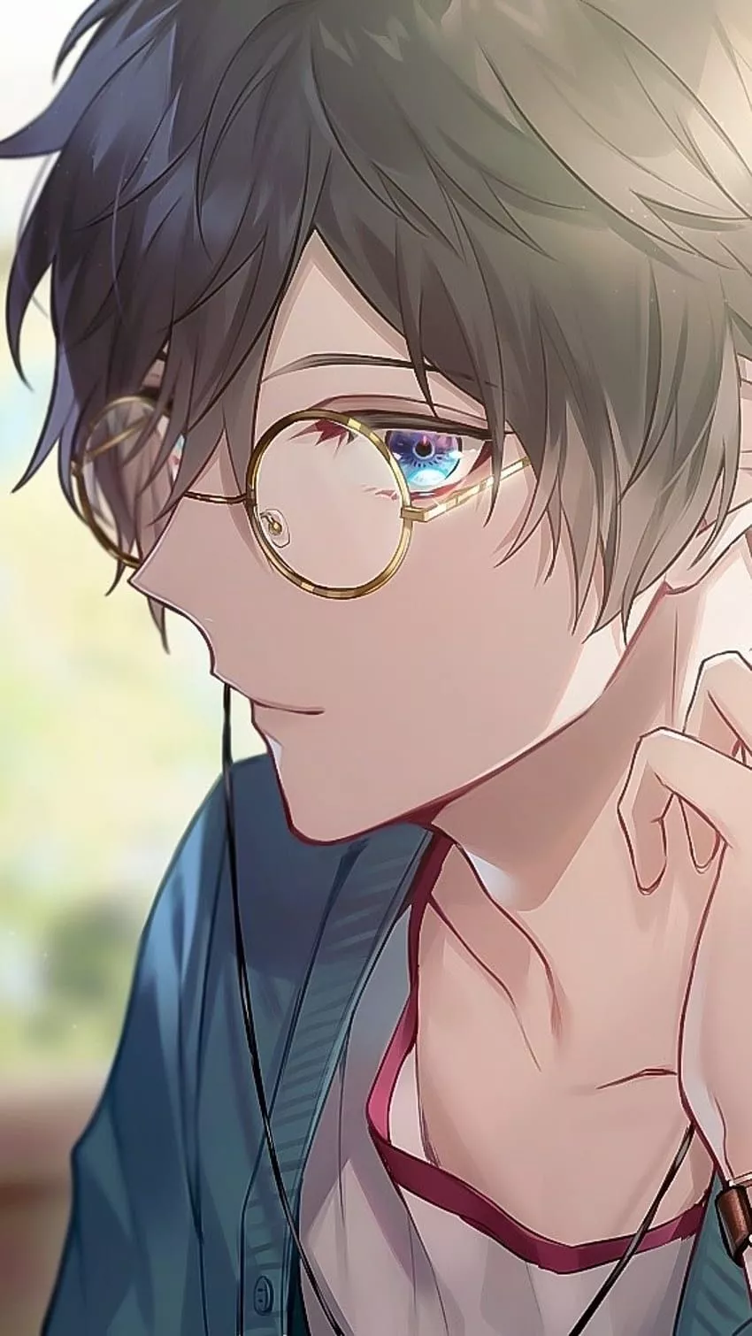 Anime Cute Boy, Beautiful Glasses, Cool