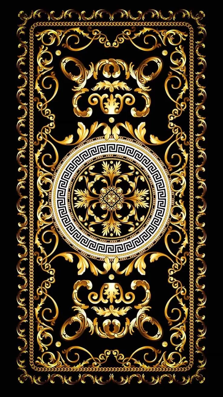 Golden Design IPhone Wallpaper HD