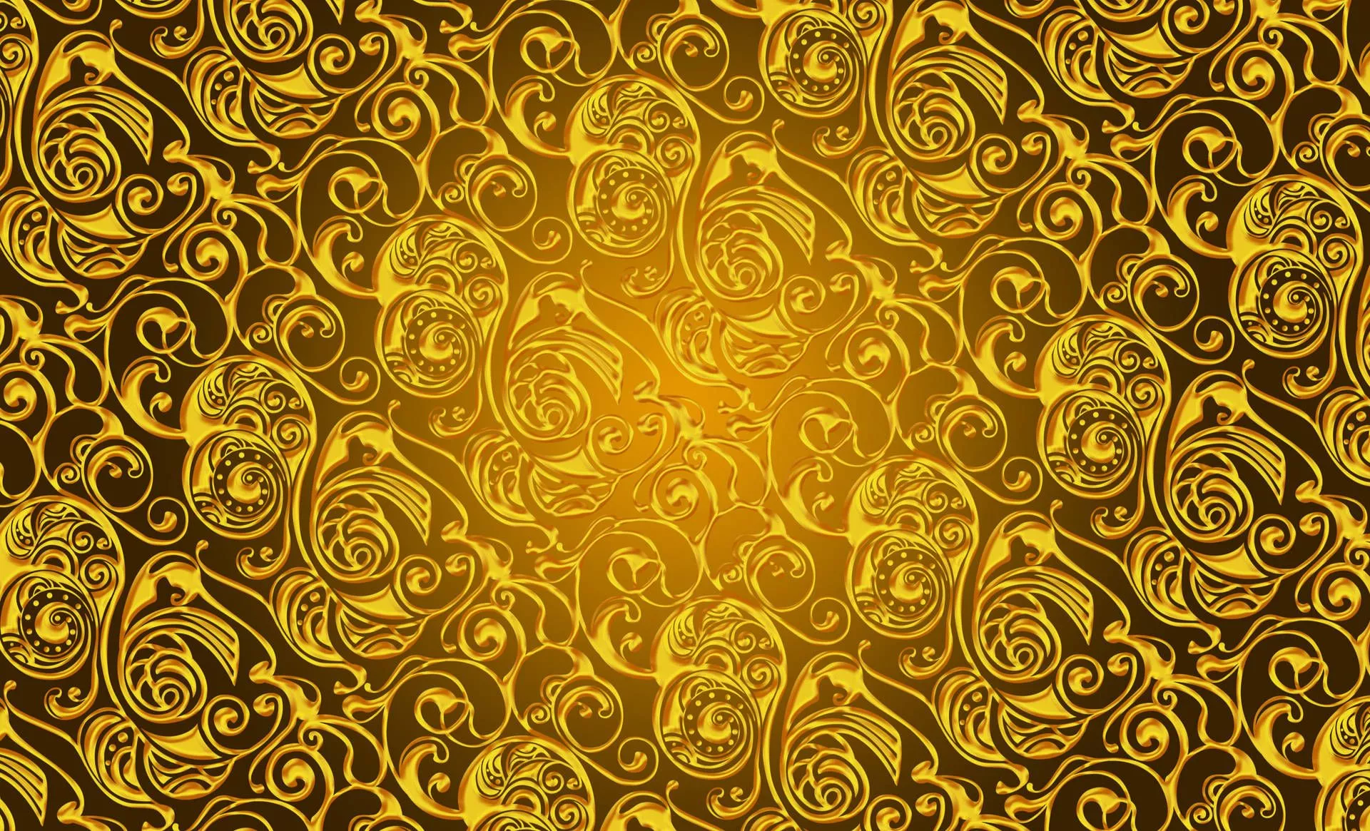 Download Gold Background Fancy Scroll