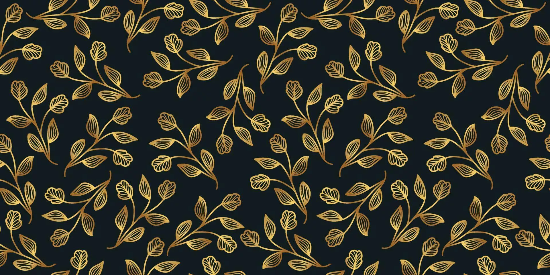 Gold Wallpaper Vector Art, Icon