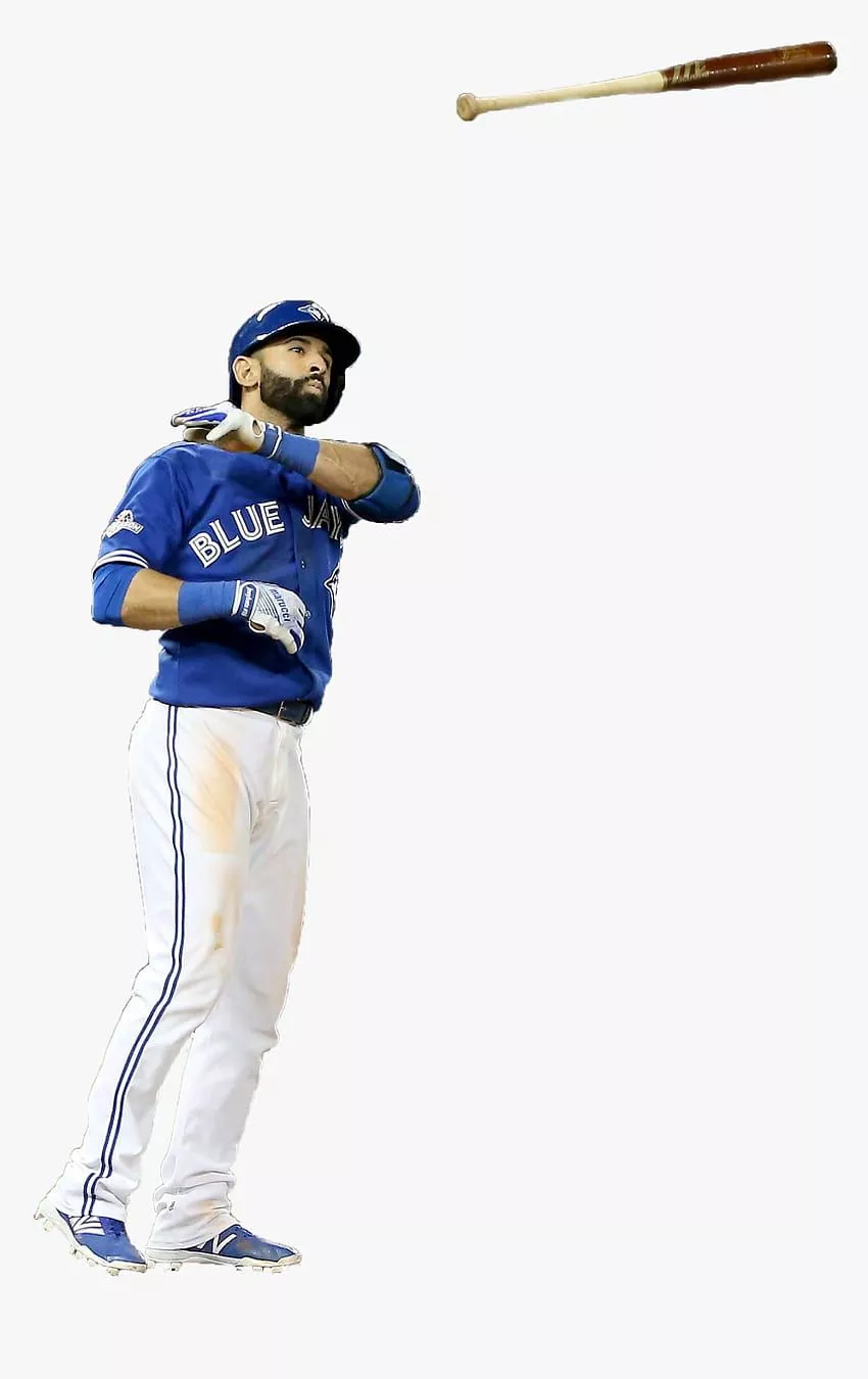 Jose Bautista Bat Flip Png, Transparent