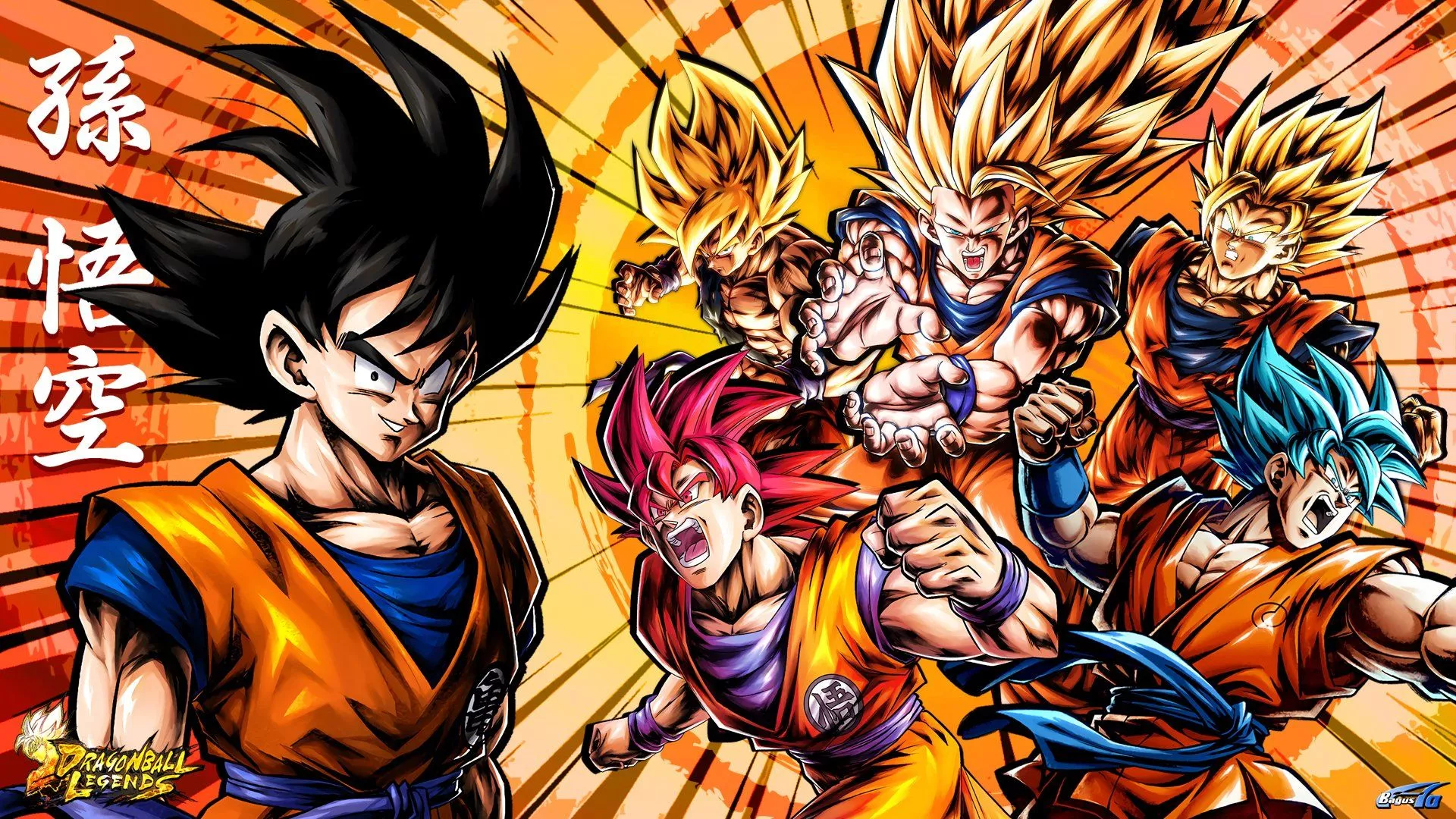 Goku Super Saiyan Transformations