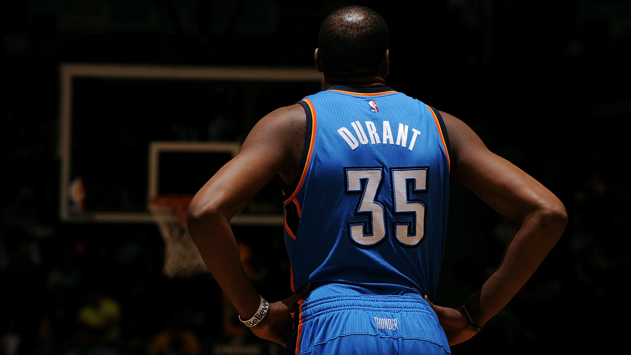 Durant for the Oklahoma City Thunder