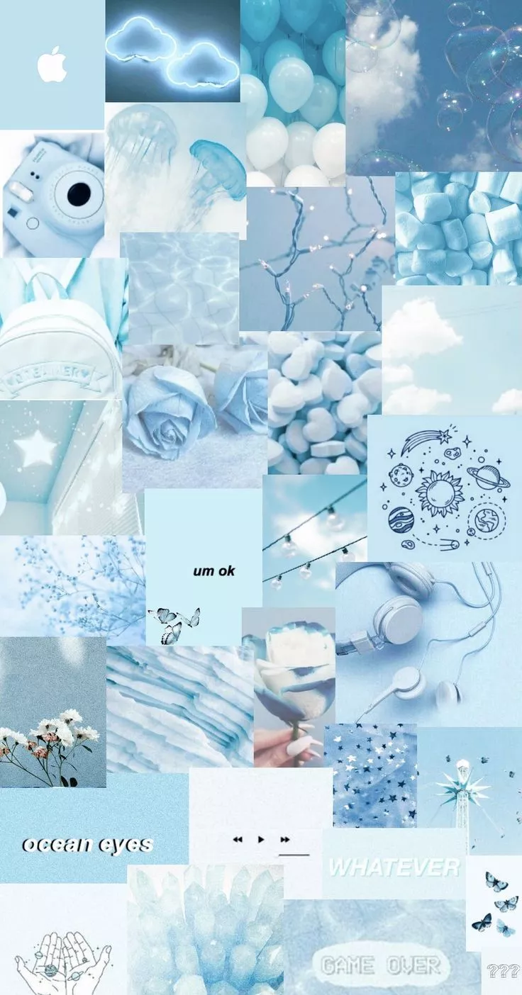 Blue Aesthetic Wallpaper. Cute blue