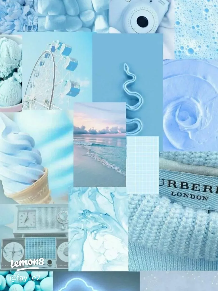 blue aesthetic wall papers