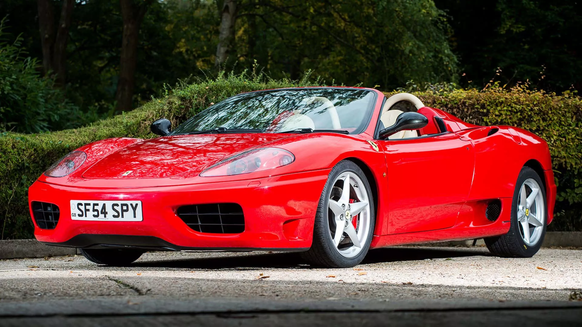 Download Sleek Red Ferrari 360 Modena