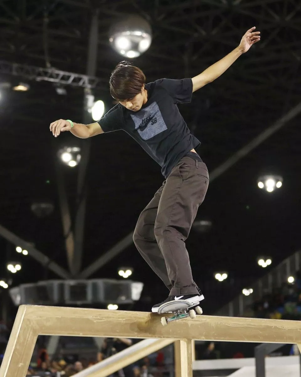 Gold medal hopeful Yuto Horigome