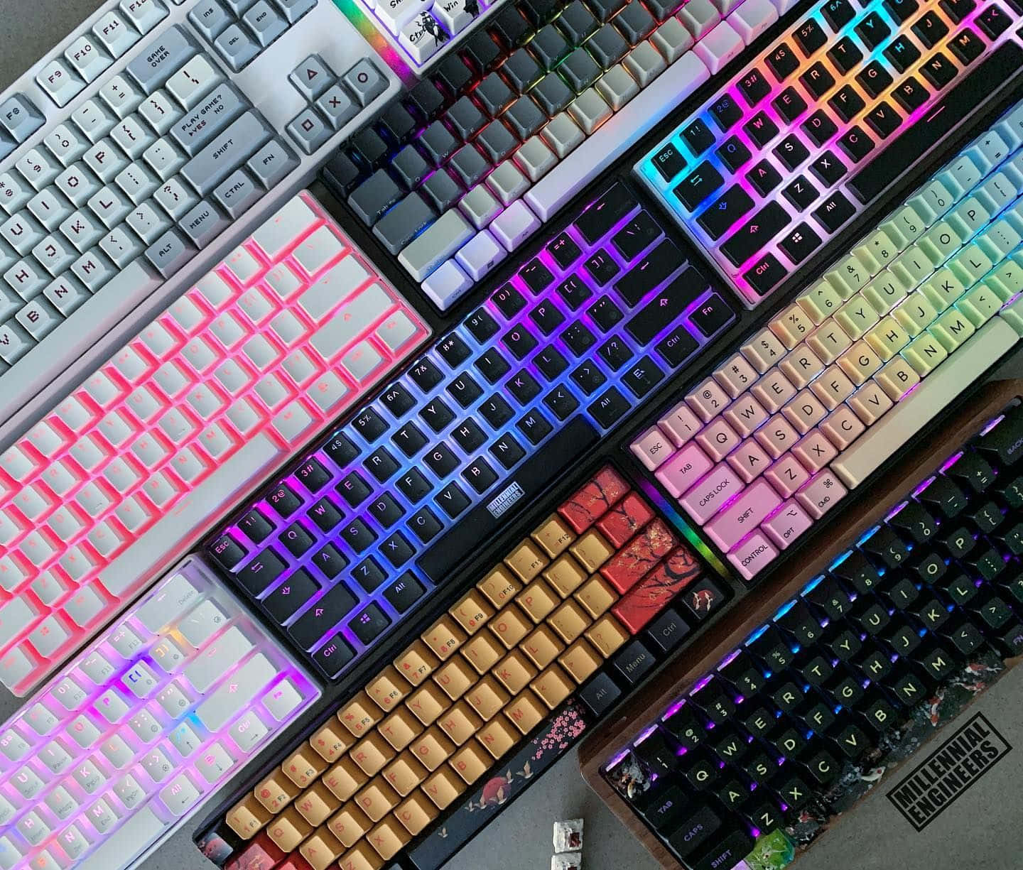 Cute and Unique Keyboard Background