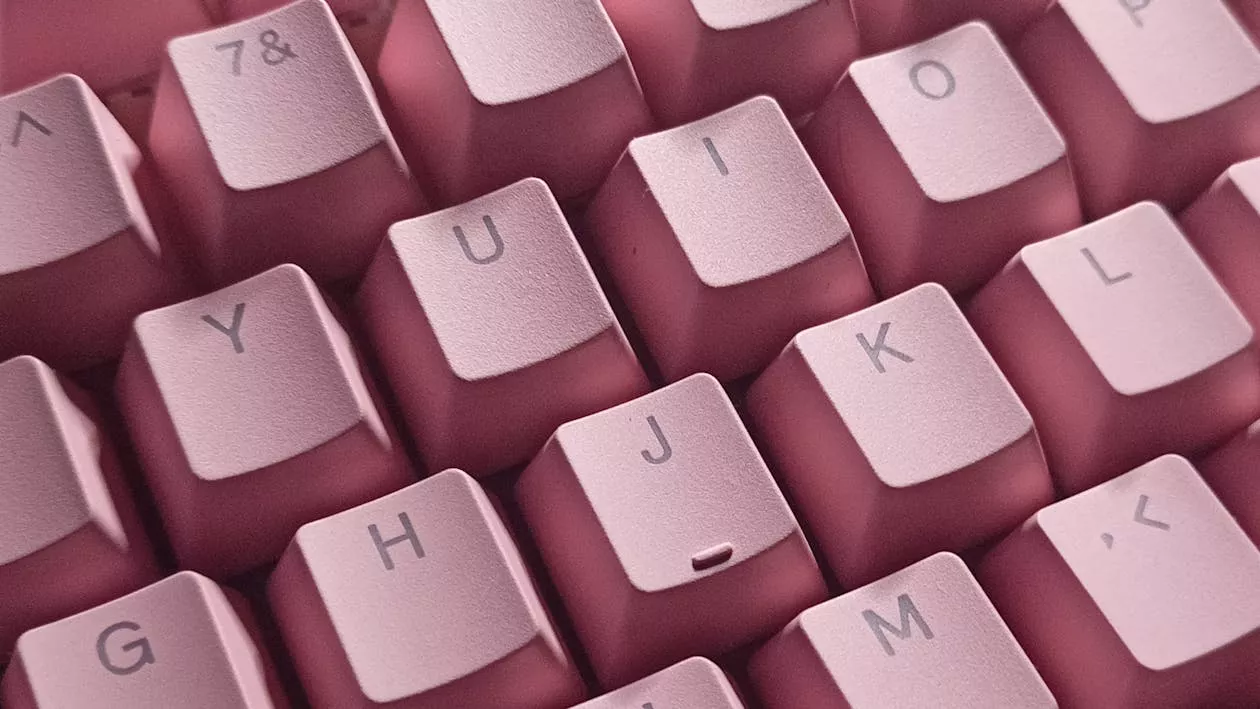 Pink Computer Keyboard · Free