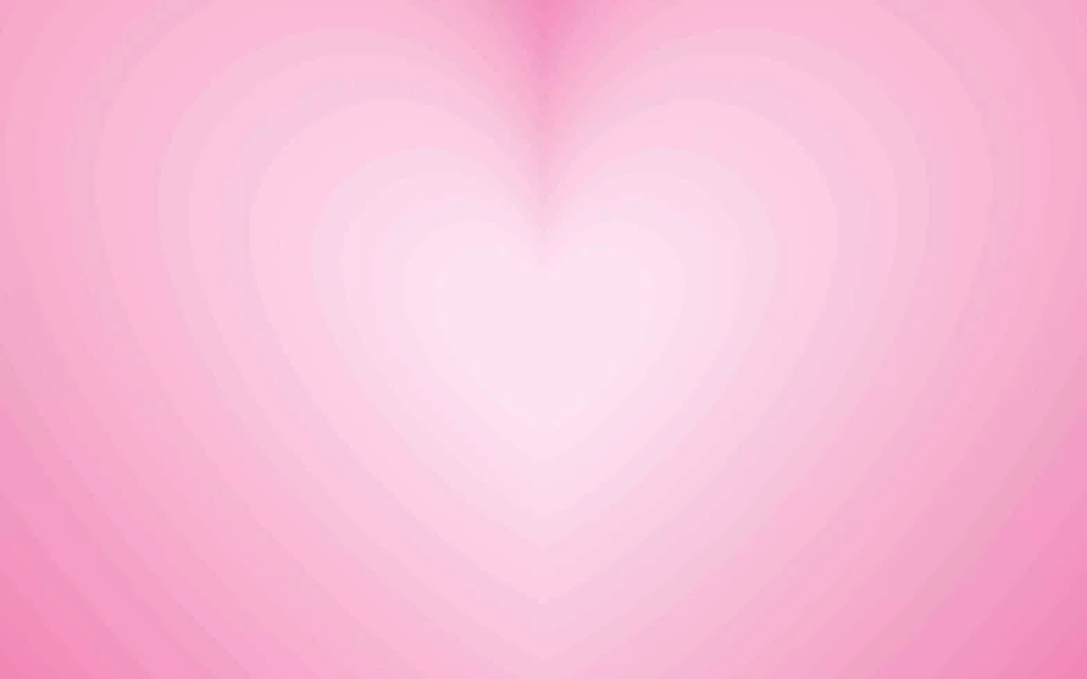 Pink Heart Aura Background Wallpaper
