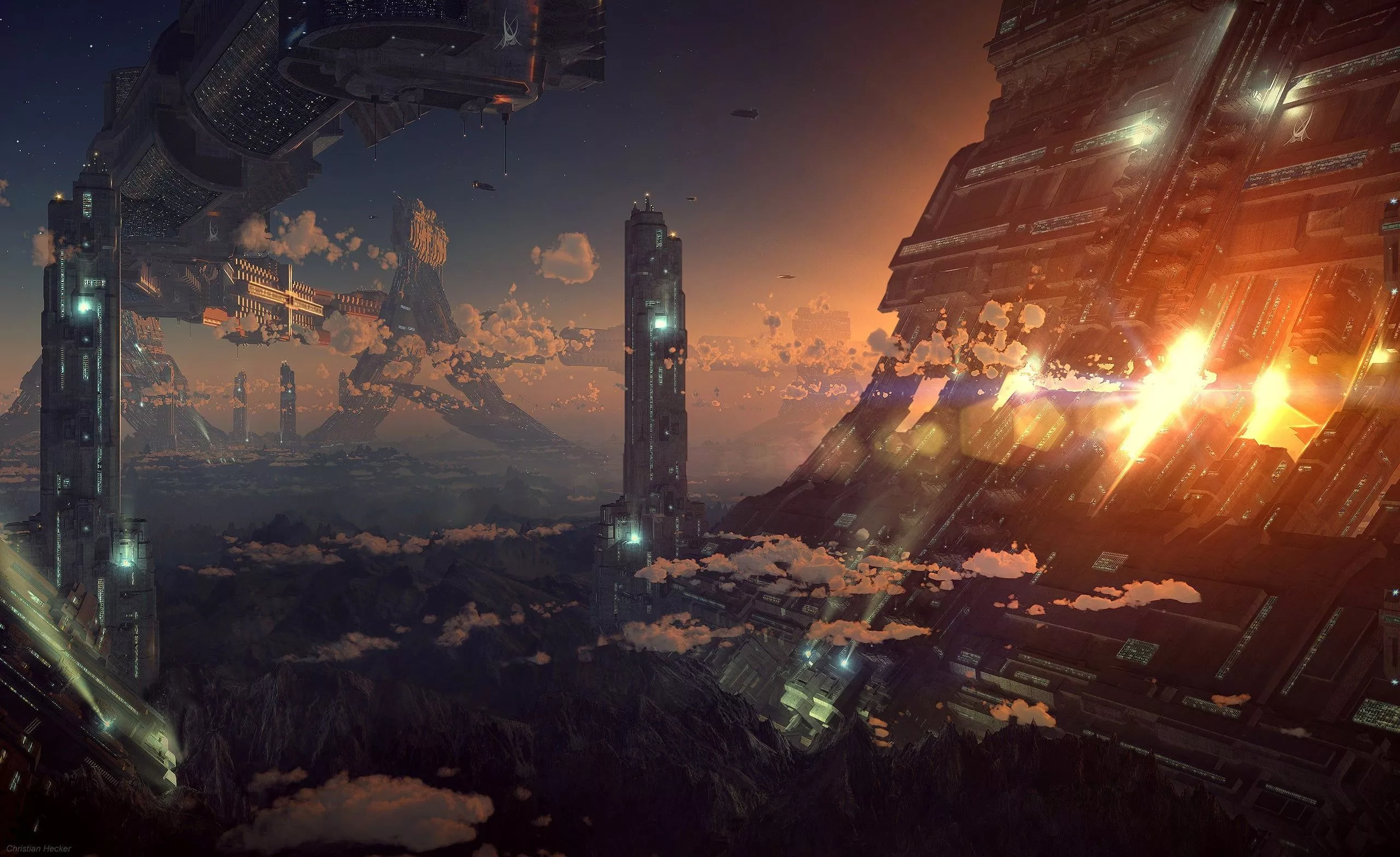 Sci Fi Digital Wallpaper, Science