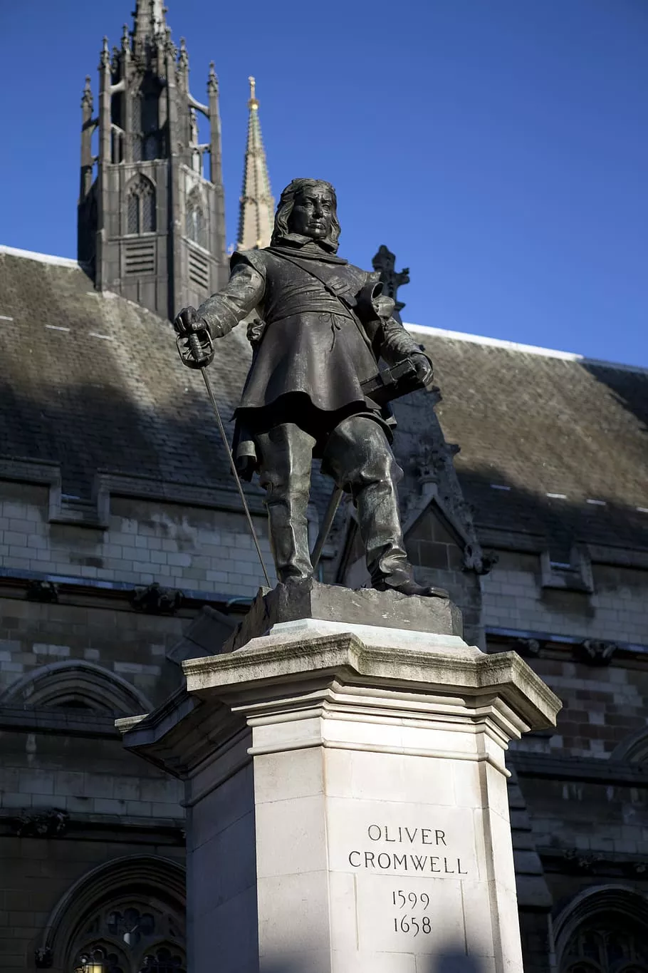 Bronze Statue, Oliver Cromwell, lord