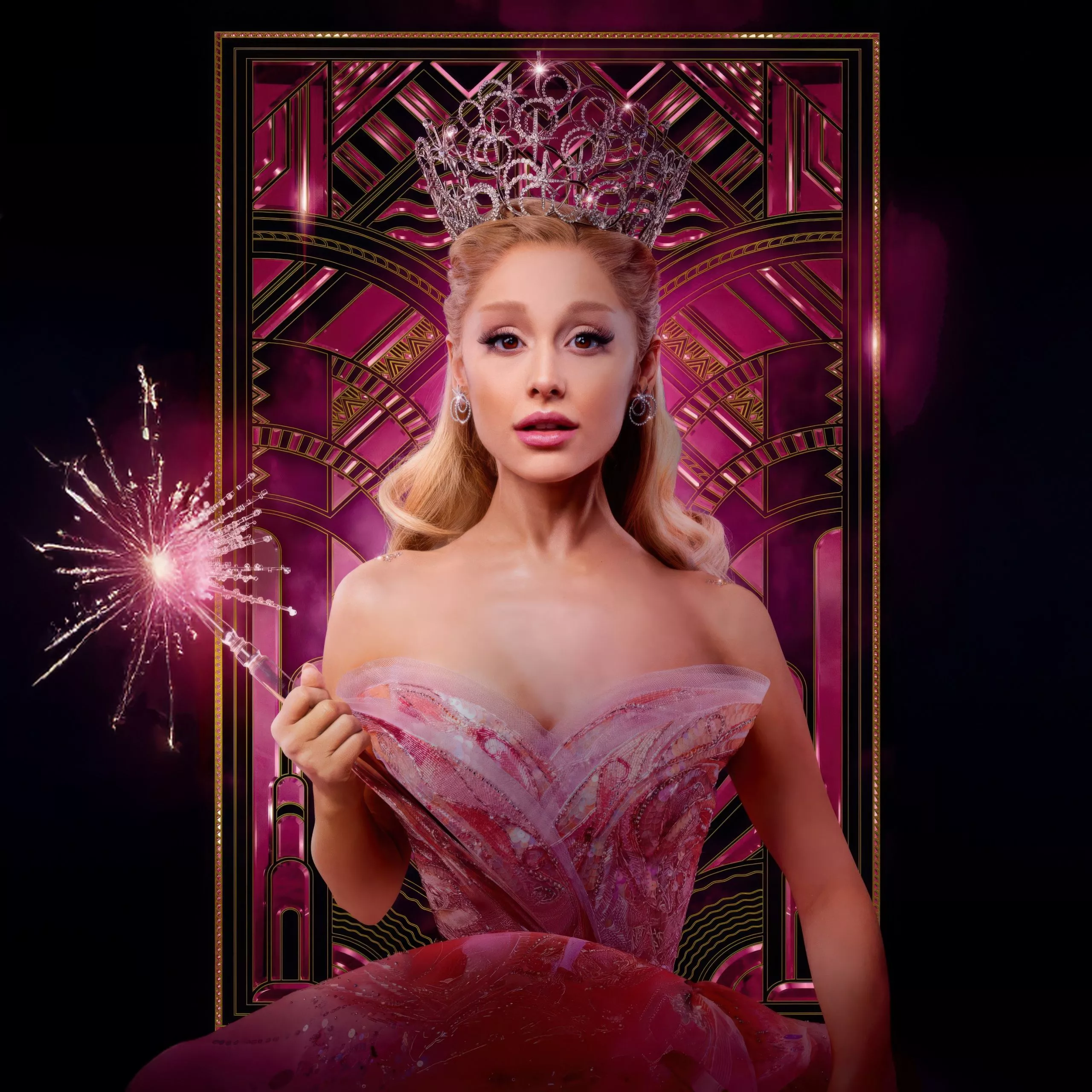 Glinda Wallpaper 4K, Ariana Grande, Wicked
