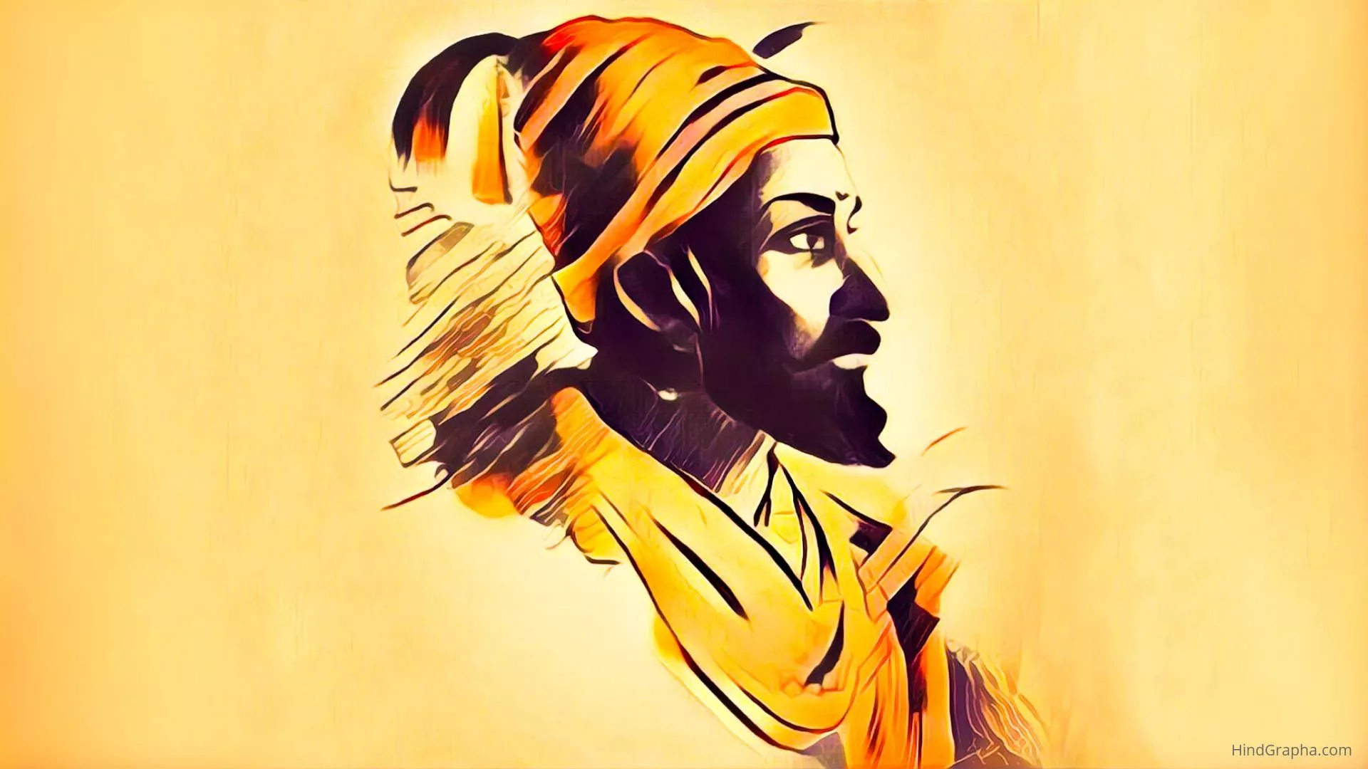 Majestic Sketch Of The Great Maratha