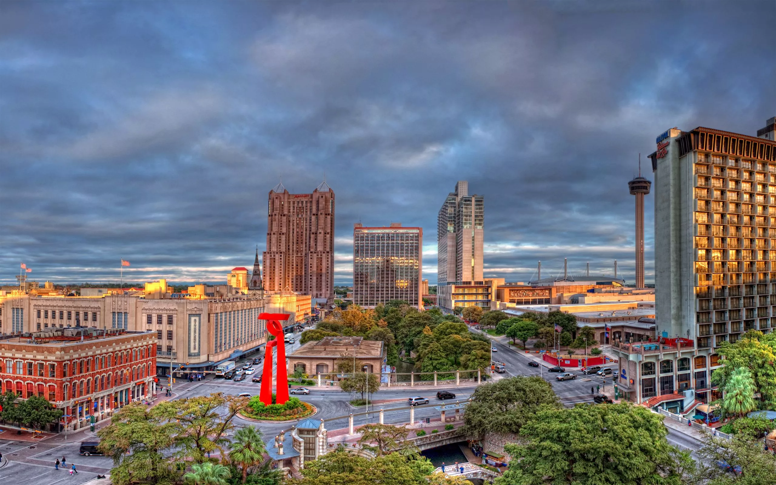 San Antonio Skyline Wallpaper 29