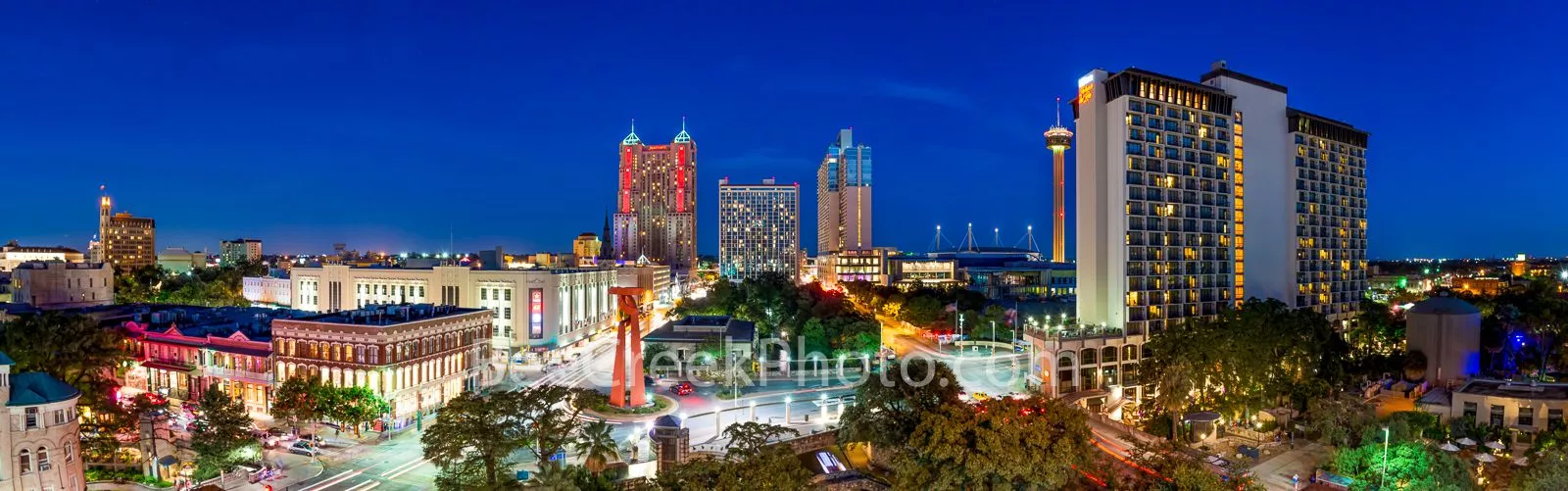 San Antonio Skyline Pano 6722