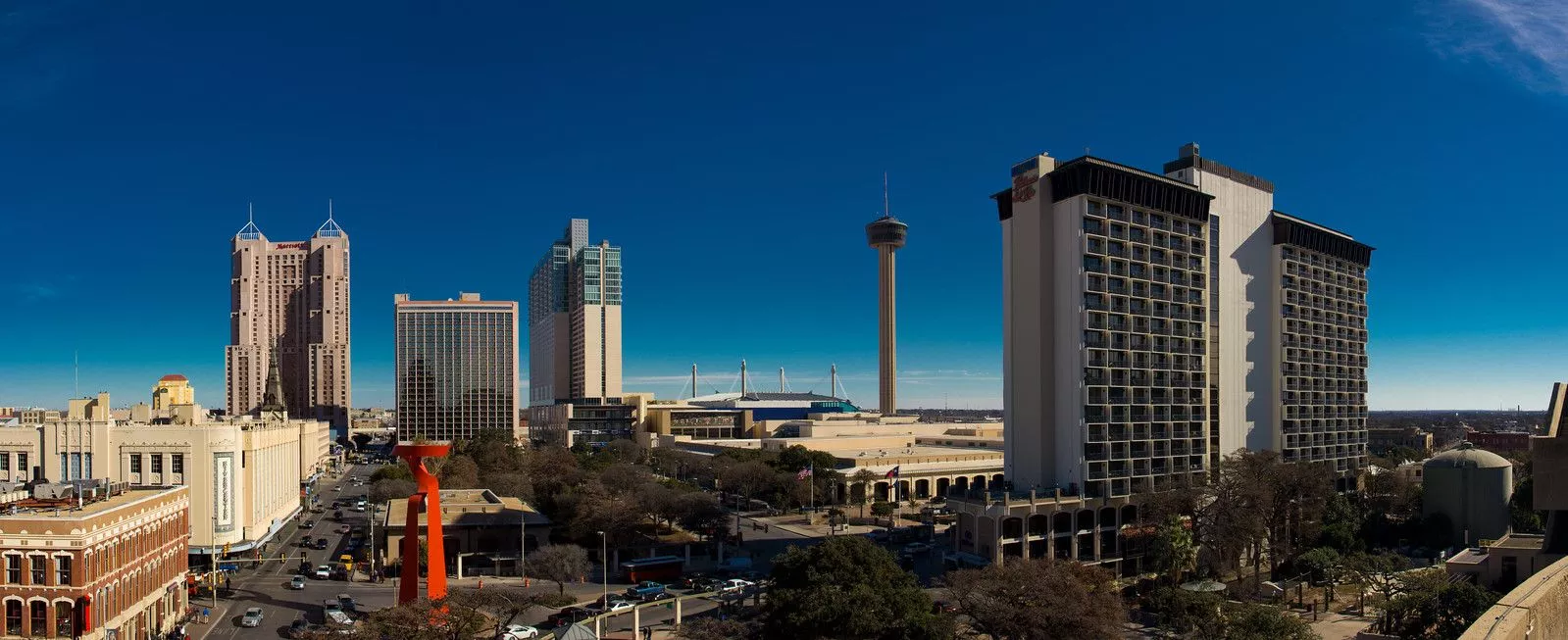 Downtown San Antonio Panoramic Photo