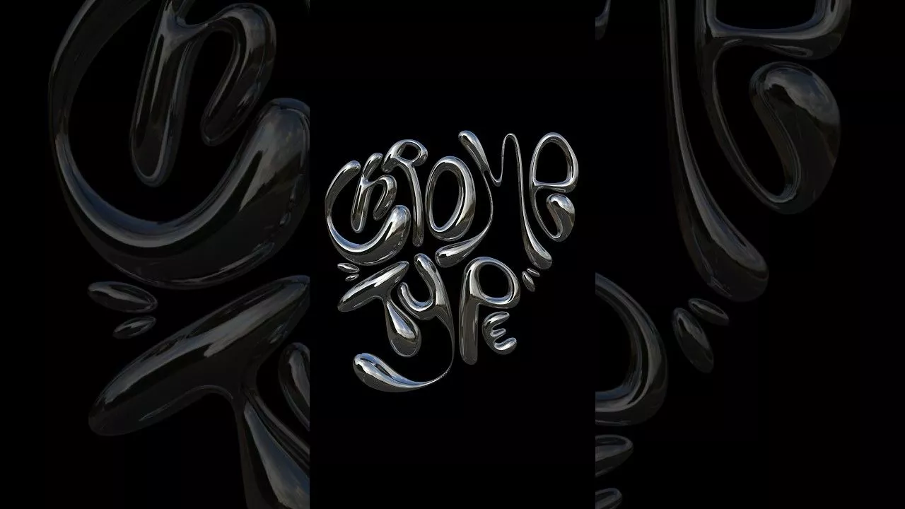 Chrome Type Tutorial / Process #chrome