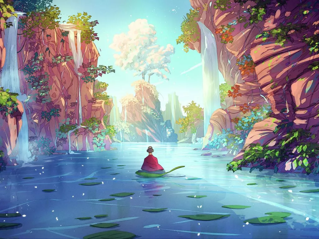 Wallpaper nature, valley, river