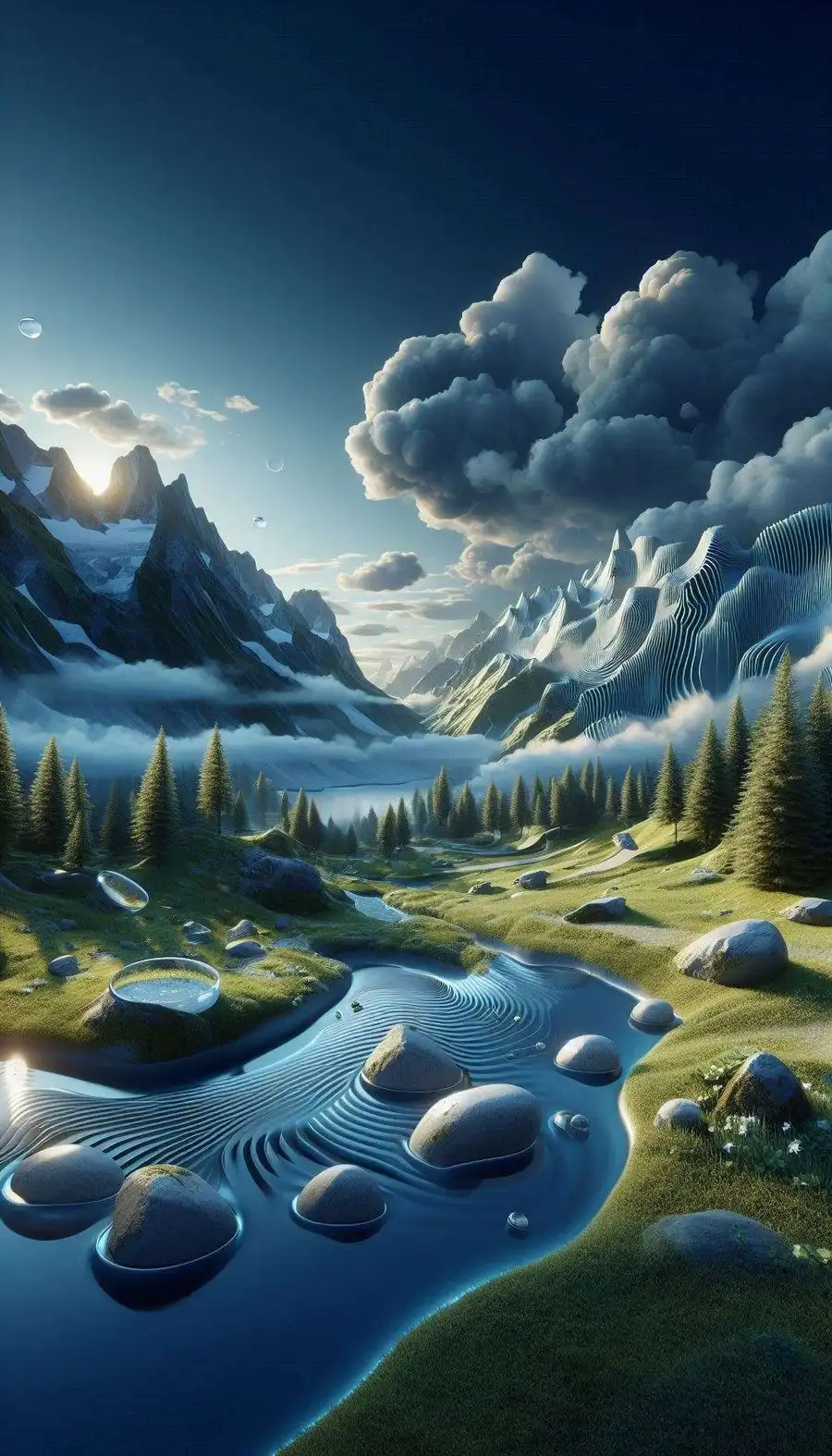 Interactive 3D Nature Wallpaper