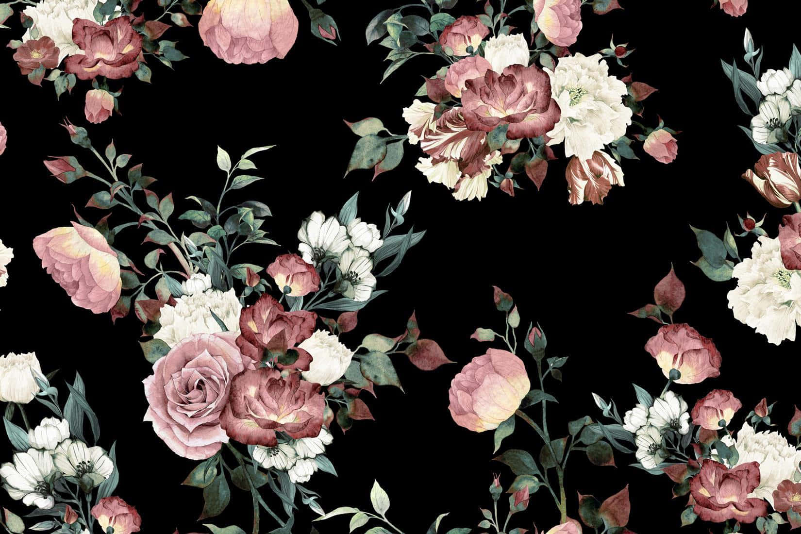 Vintage Flower Wallpaper
