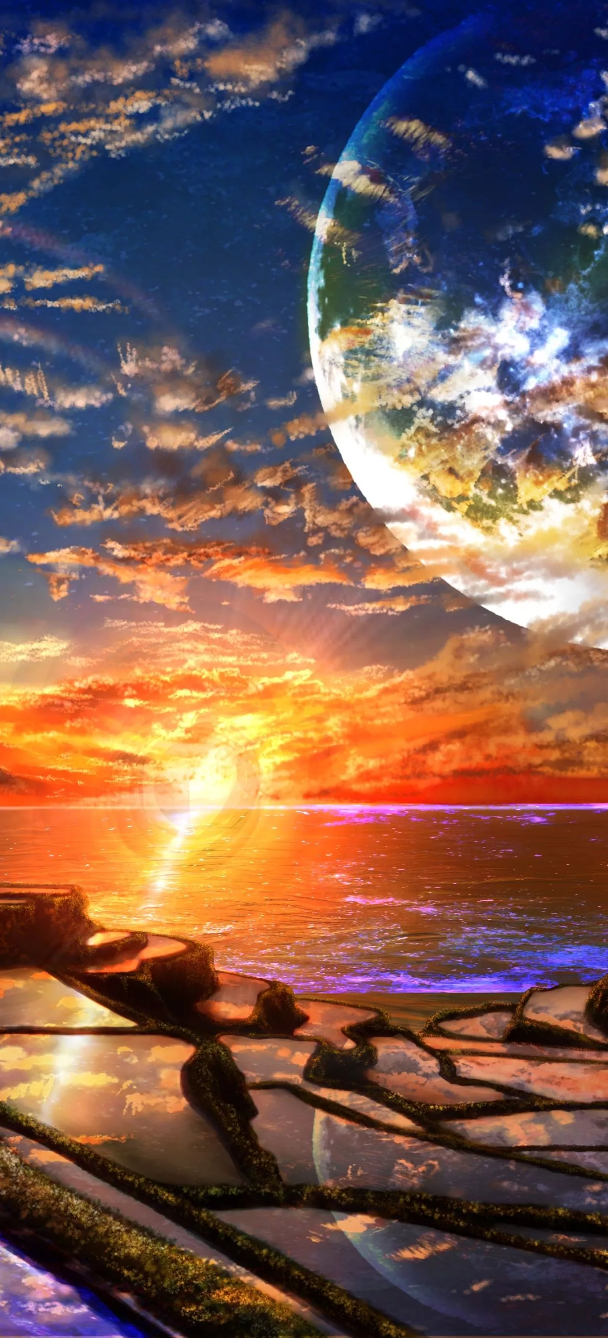 Anime Landscape iPhone Wallpaper