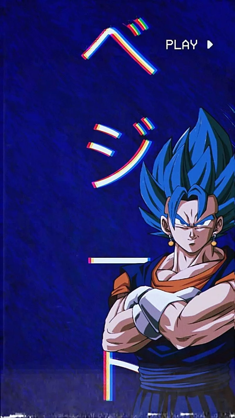 Vegito blue, anime, dbs, dragonball, goku, vegeta, HD phone wallpaper