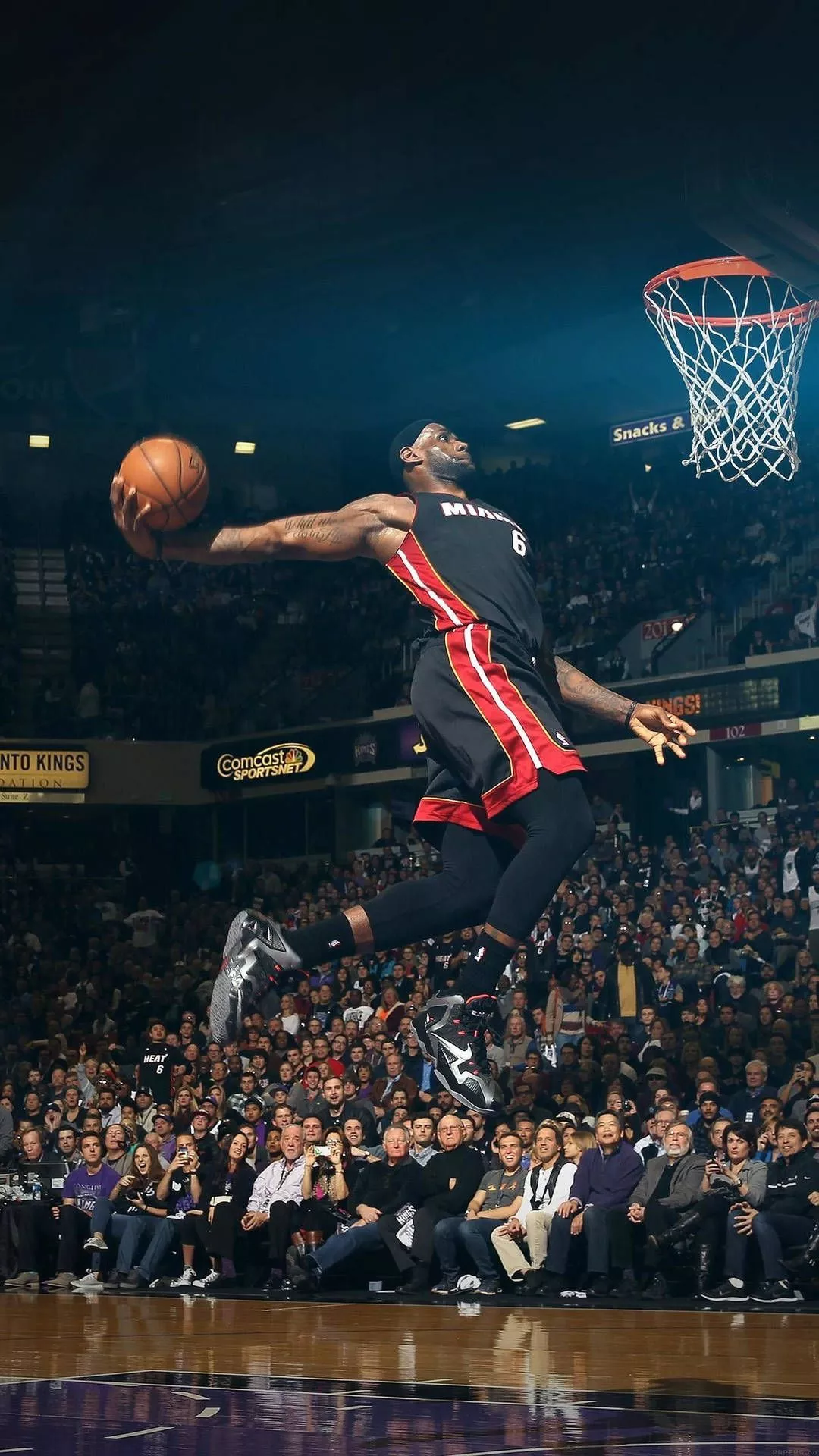 Nba iPhone Lebron James Dunk Wallpaper