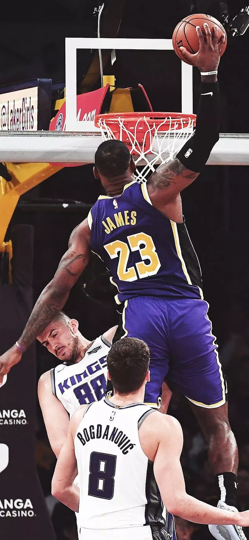 Lebron Dunk, basketball, james, lakers