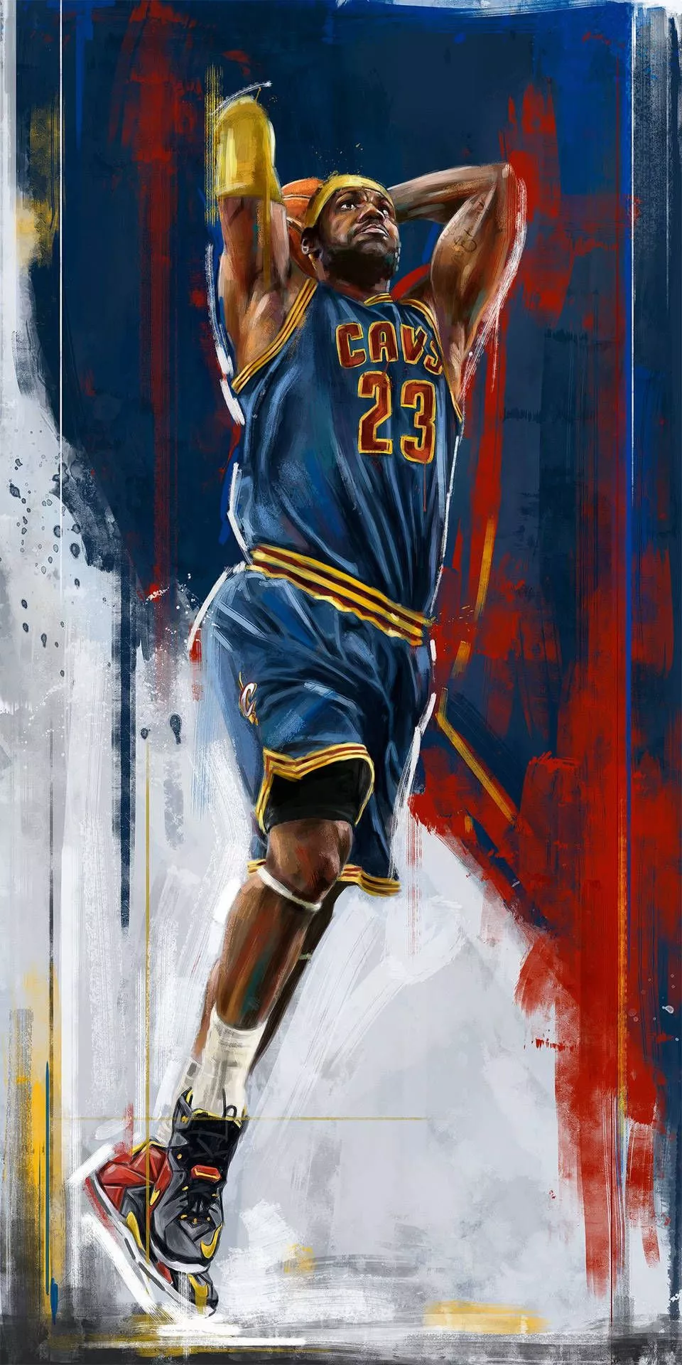 Lebron James Nba Cavs 23 Slam Dunk