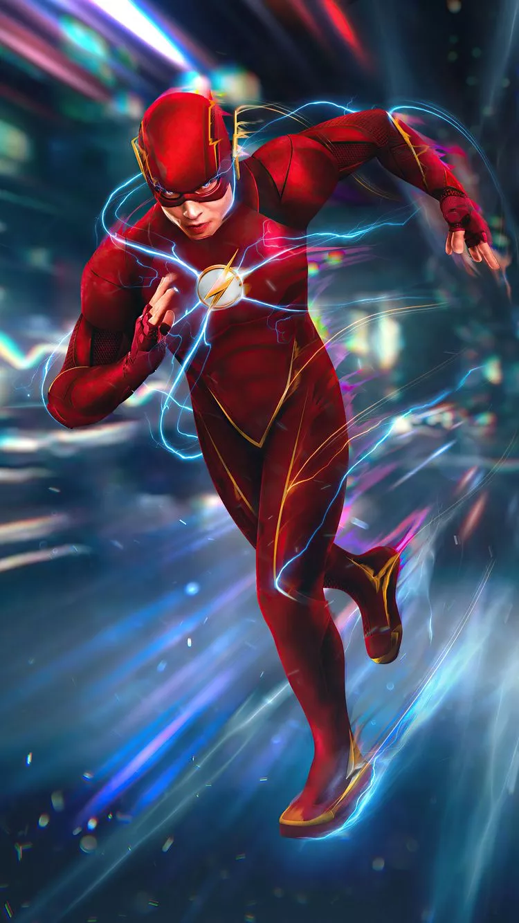 Flash Running To Flashpoint 4k