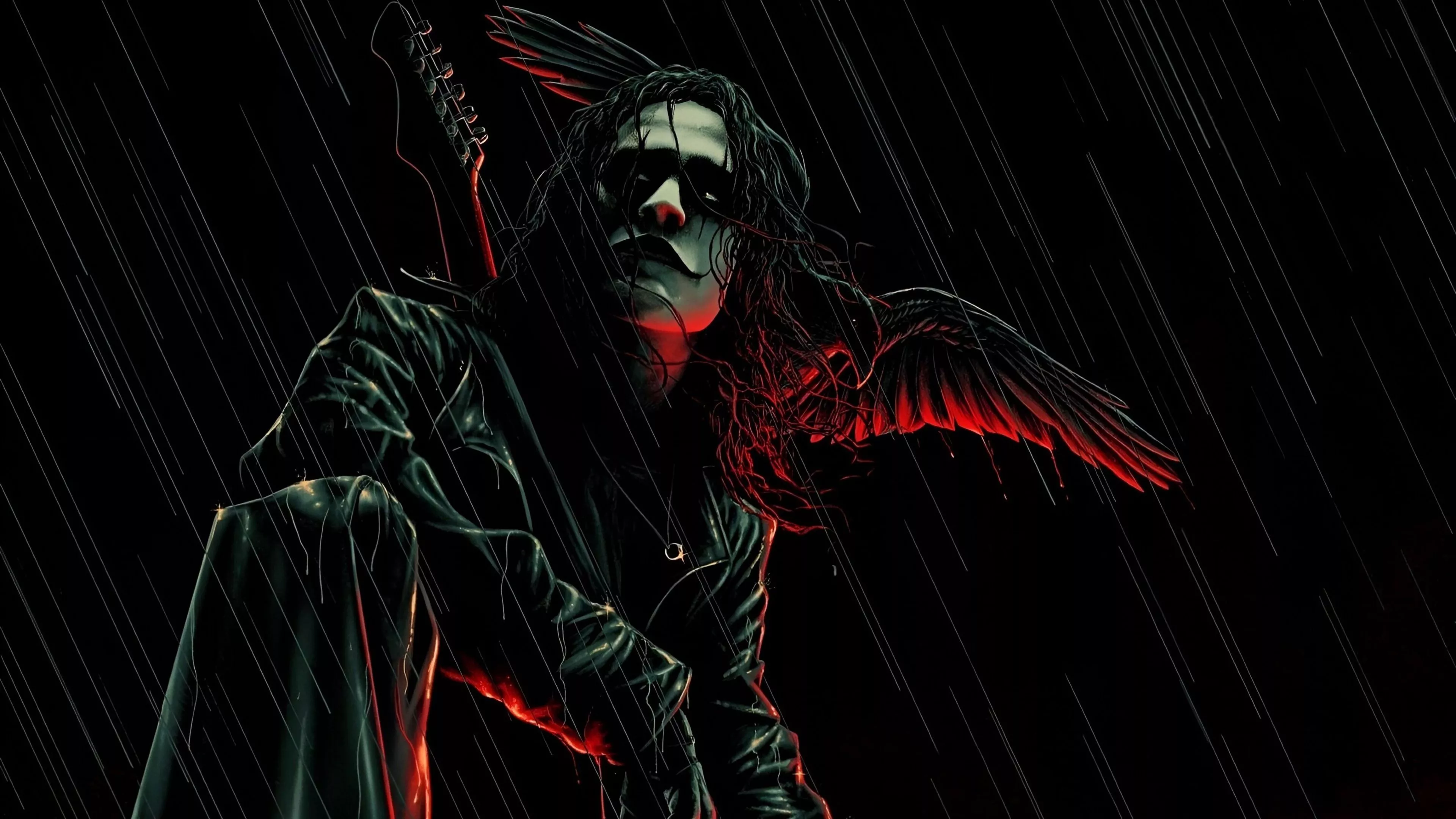 4K The Crow 1994 Movie Poster Wallpaper