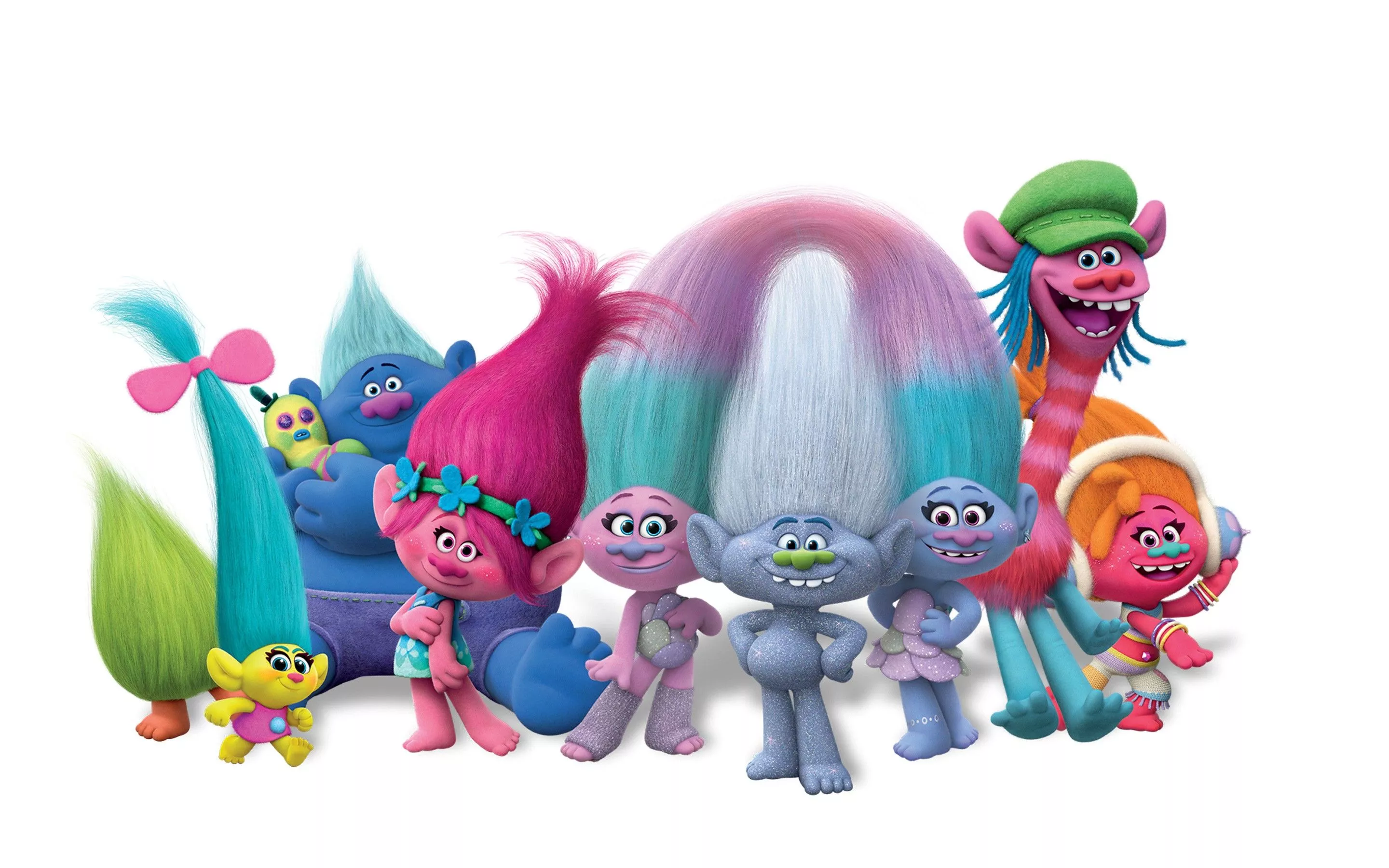 Trolls Animation 4K Movie Wallpaper