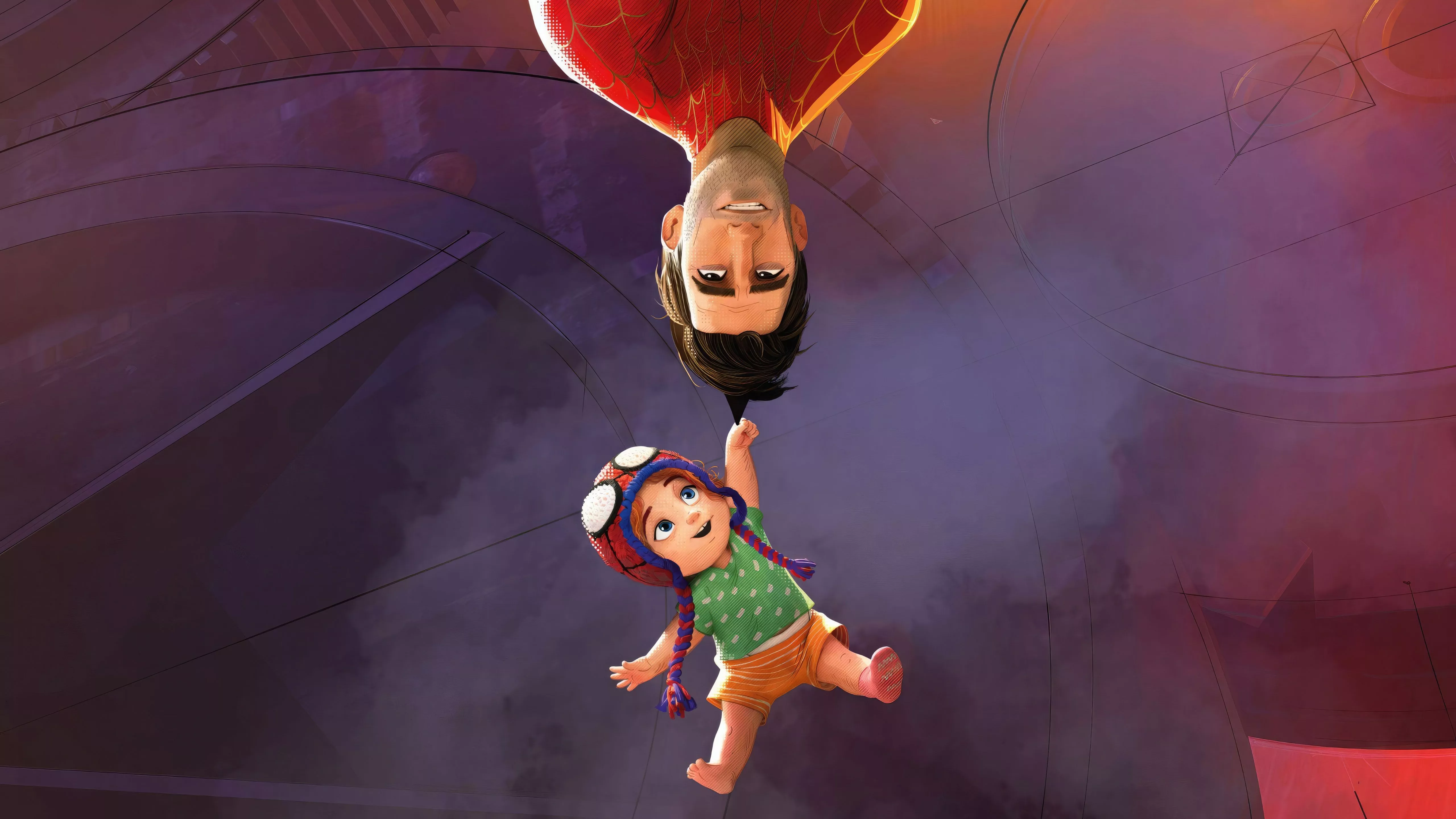 Spiderman Family 4K Desktop Wallpaper