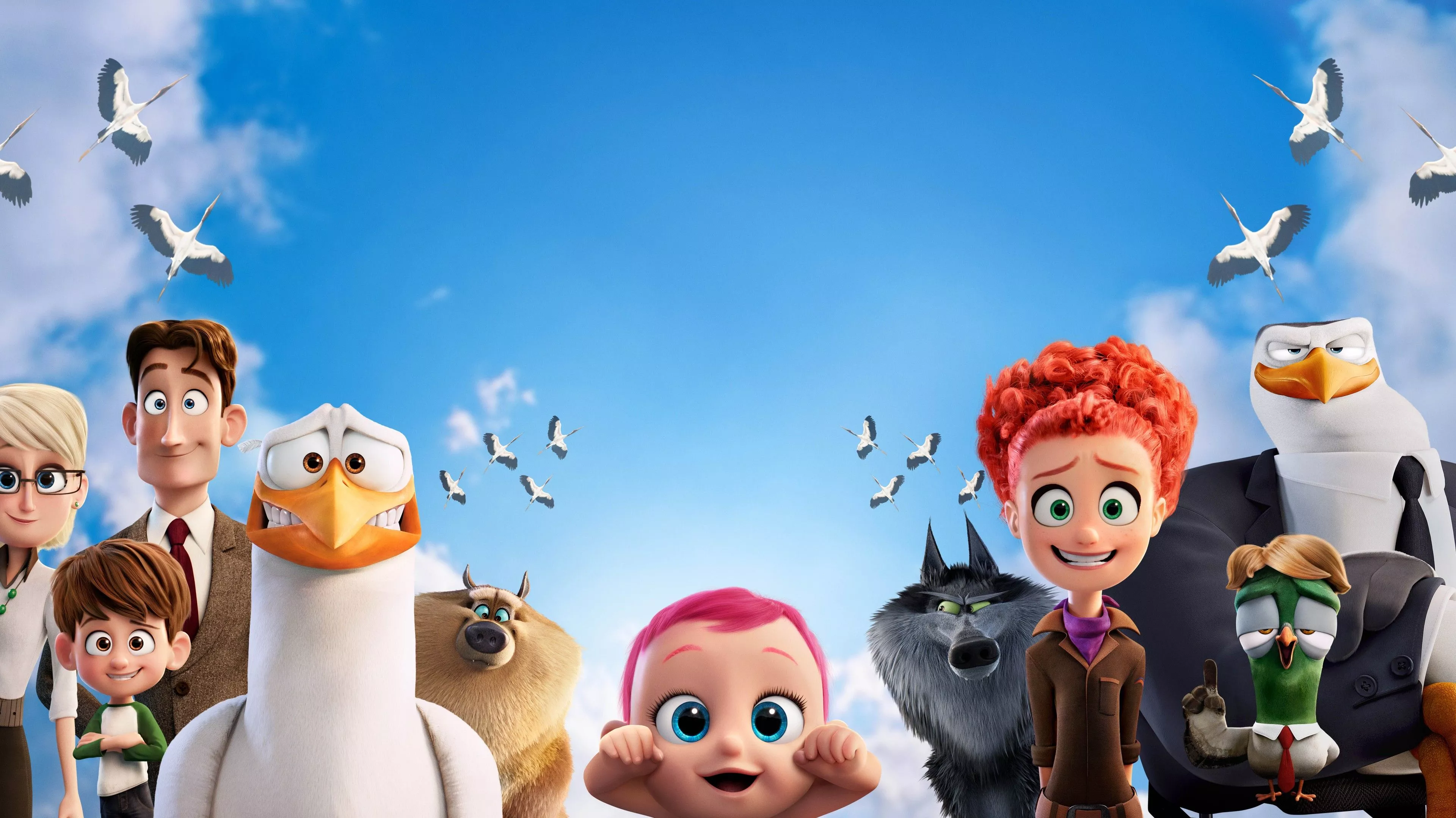 Storks 4K 8K Movie Wallpaper. HD
