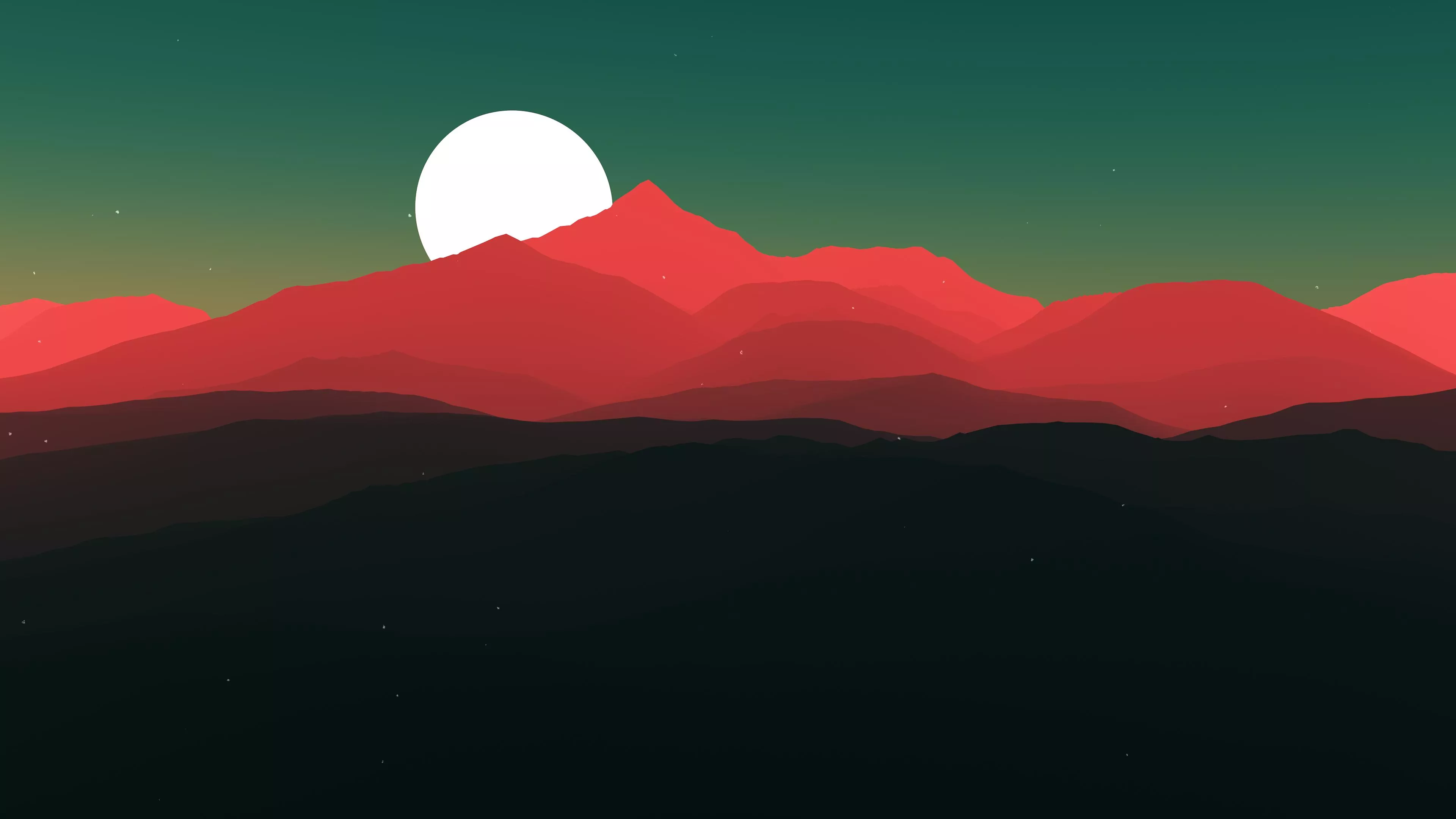 Minimalist landscape Wallpaper, HD
